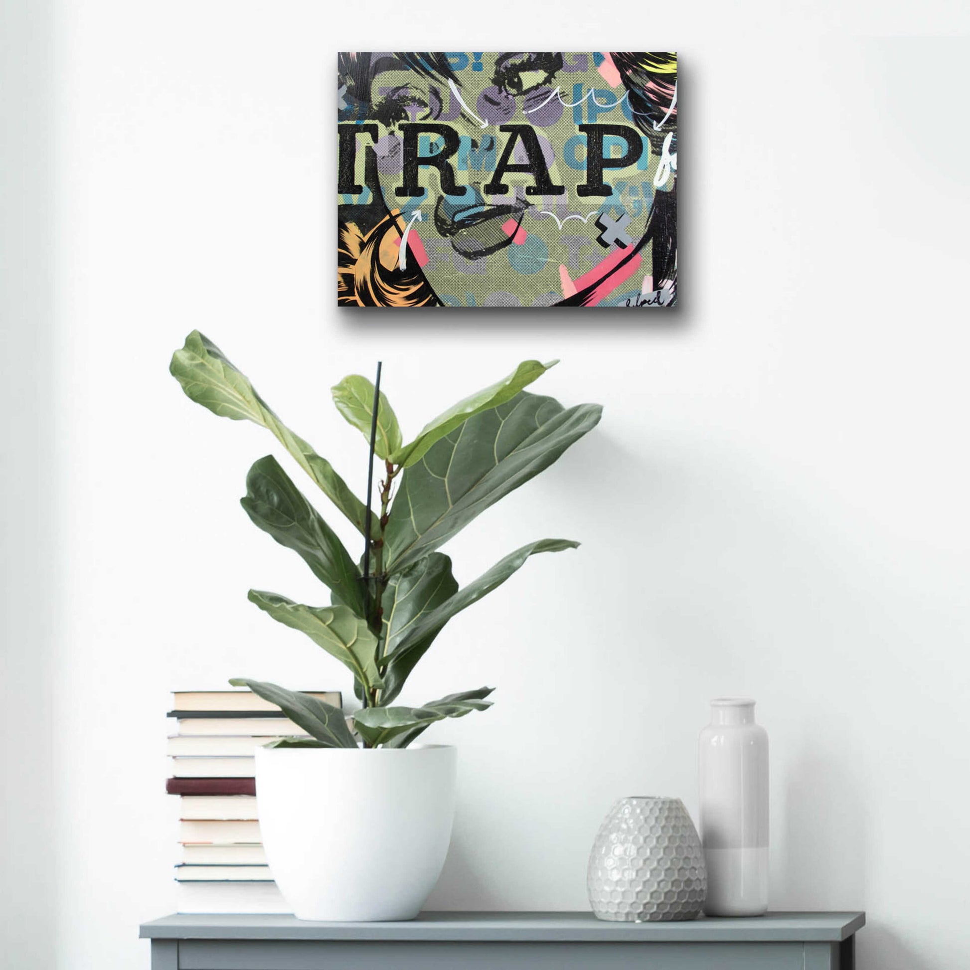 Epic Art 'Trap' by Dan Monteavaro, Acrylic Glass Wall Art,16x12