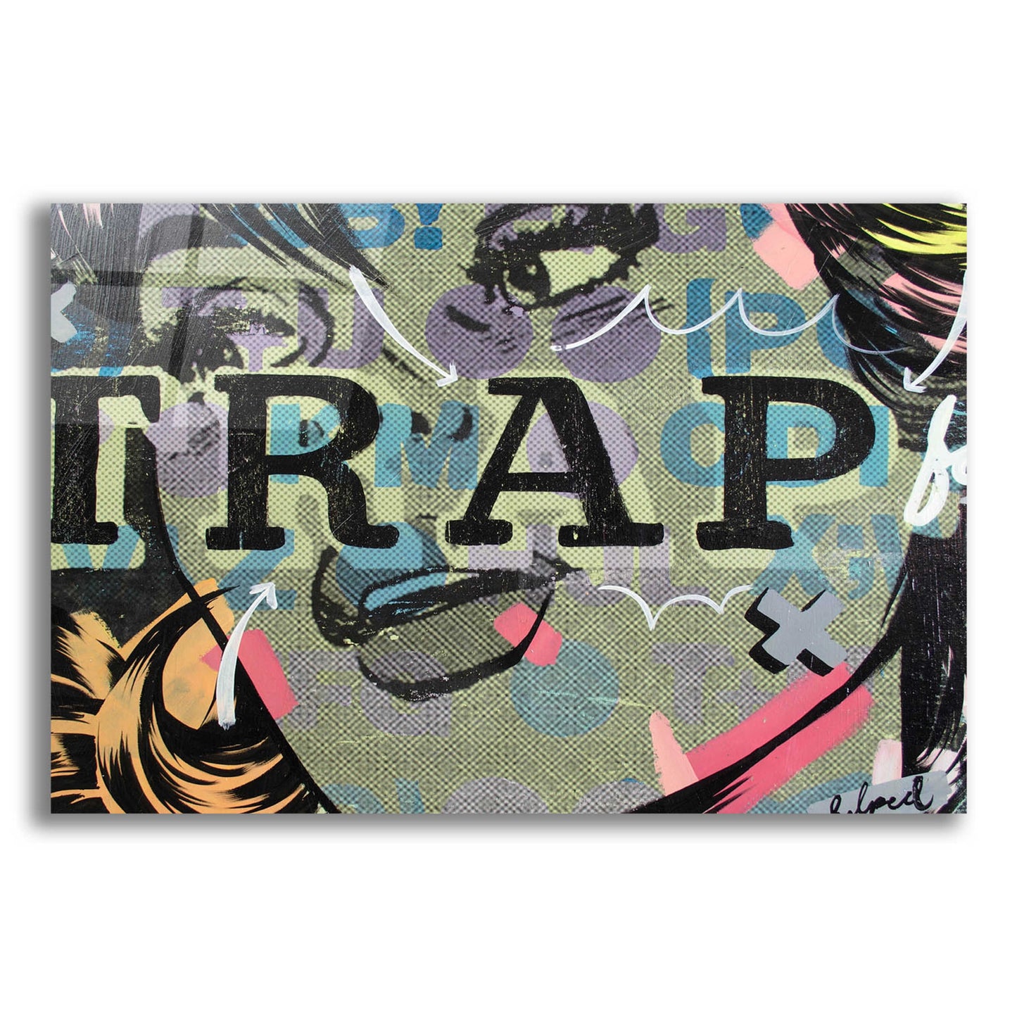 Epic Art 'Trap' by Dan Monteavaro, Acrylic Glass Wall Art,16x12