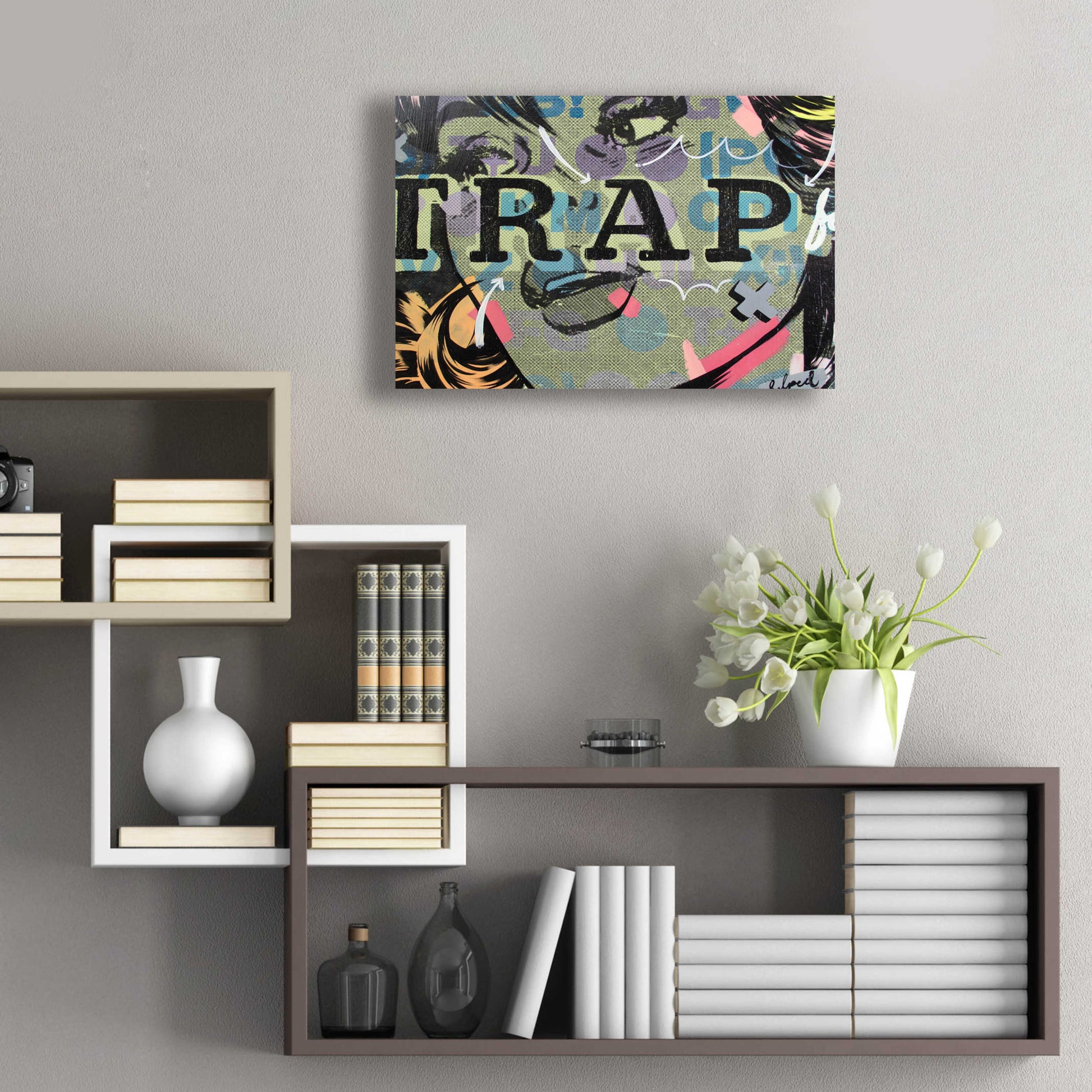 Epic Art 'Trap' by Dan Monteavaro, Acrylic Glass Wall Art,24x16