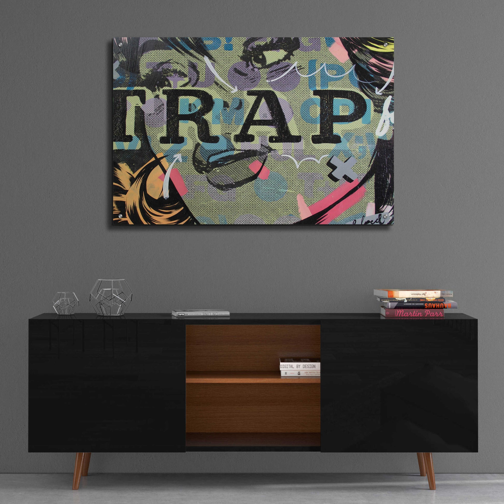 Epic Art 'Trap' by Dan Monteavaro, Acrylic Glass Wall Art,36x24