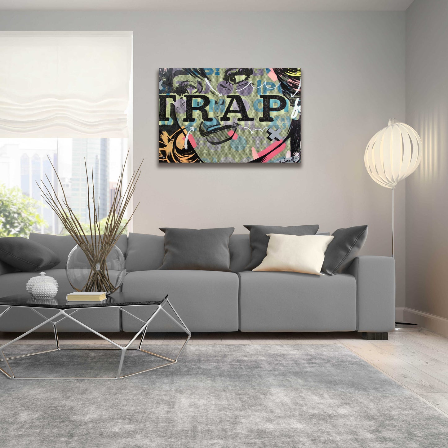 Epic Art 'Trap' by Dan Monteavaro, Acrylic Glass Wall Art,36x24