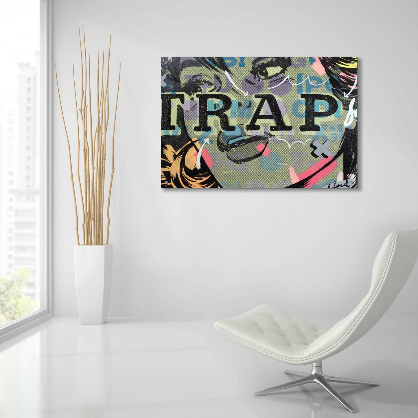 Epic Art 'Trap' by Dan Monteavaro, Acrylic Glass Wall Art,36x24