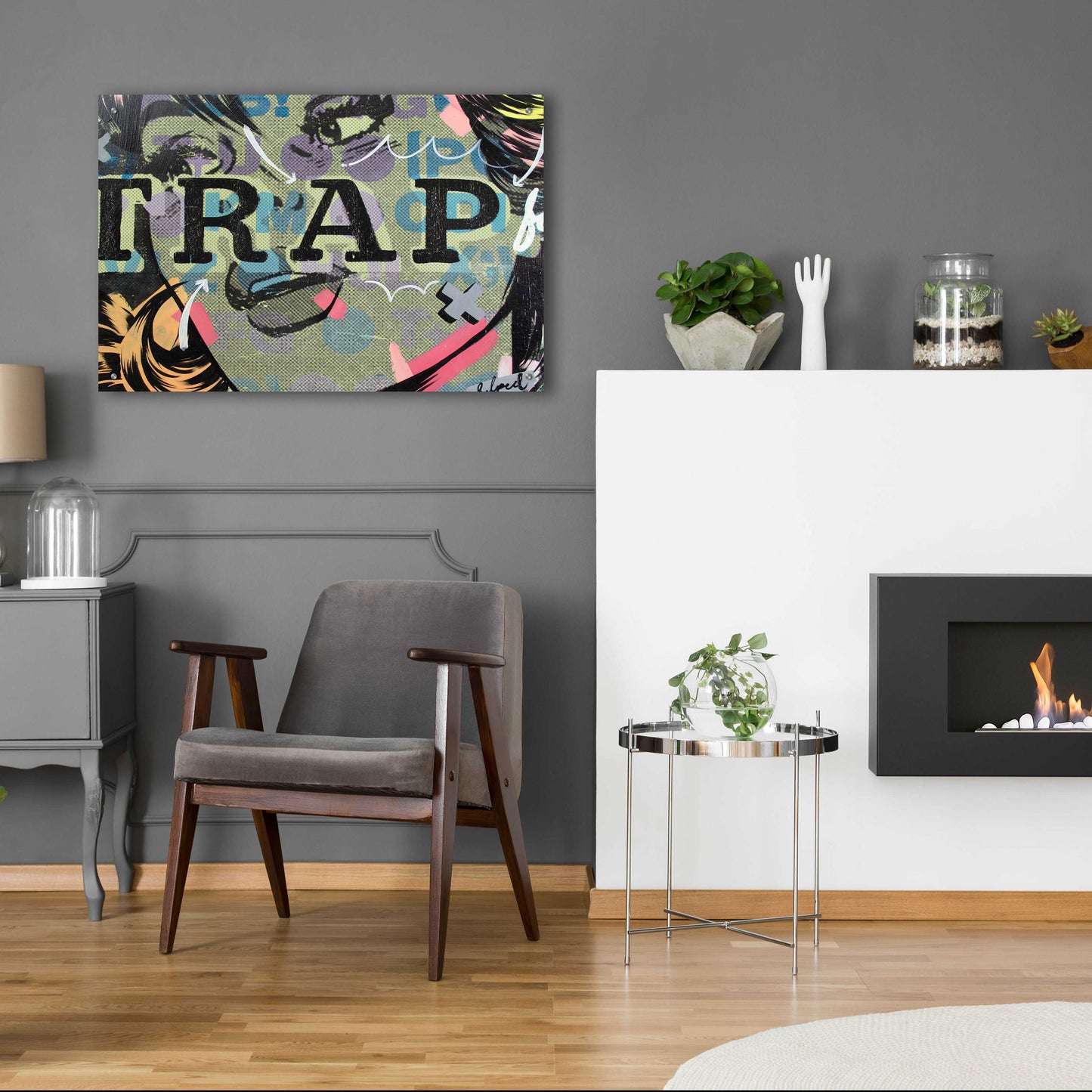 Epic Art 'Trap' by Dan Monteavaro, Acrylic Glass Wall Art,36x24