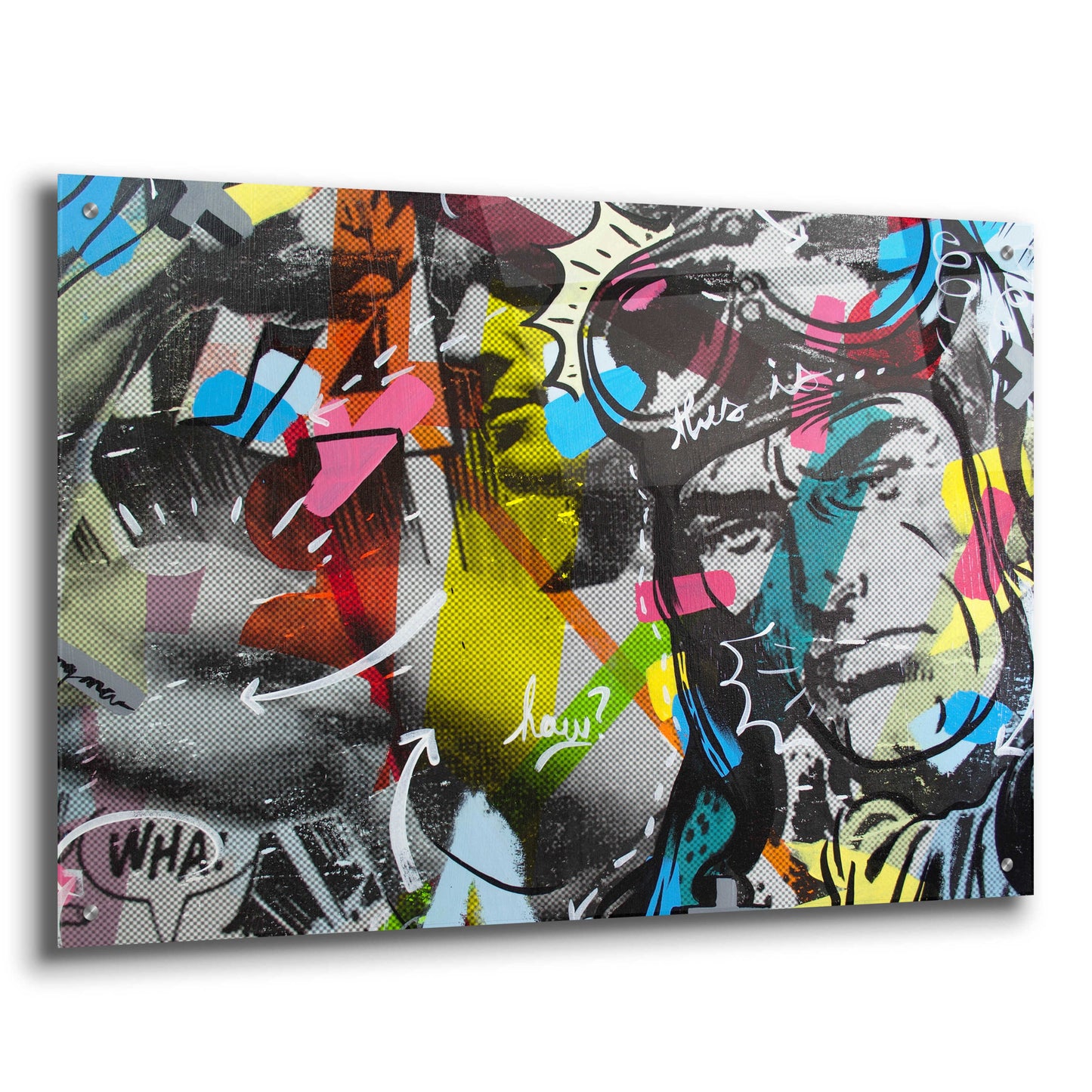 Epic Art 'Strongman' by Dan Monteavaro, Acrylic Glass Wall Art,36x24