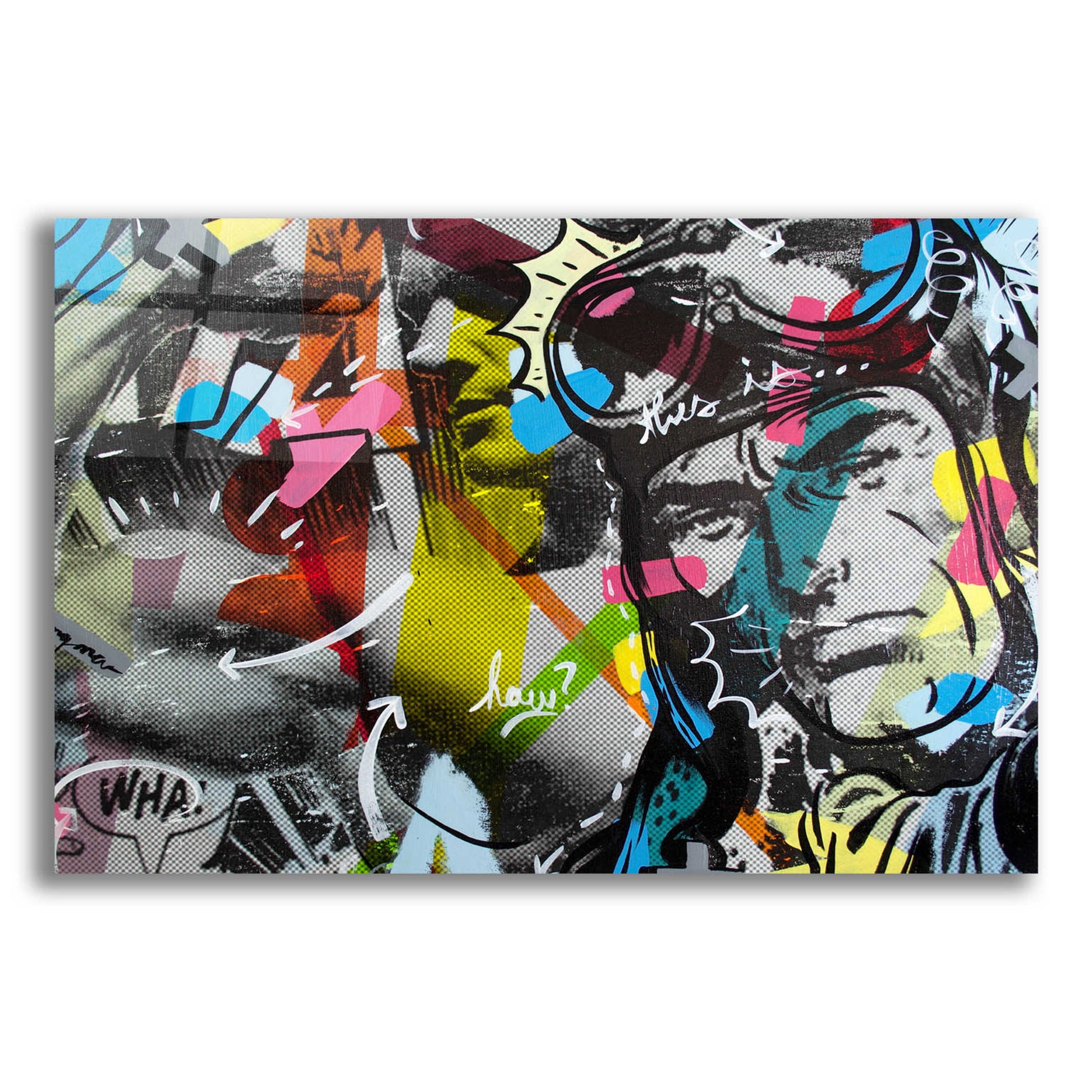 Epic Art 'Strongman' by Dan Monteavaro, Acrylic Glass Wall Art