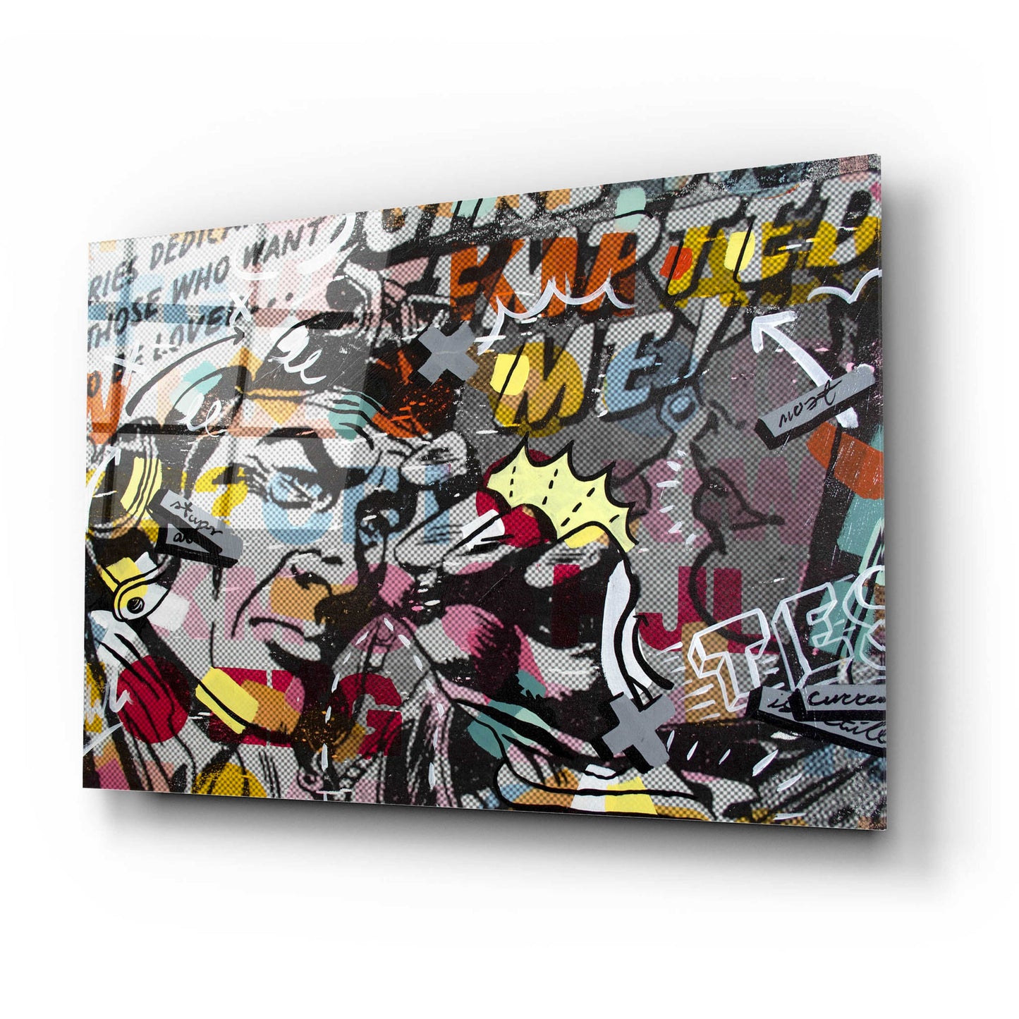 Epic Art 'Mimosas' by Dan Monteavaro, Acrylic Glass Wall Art,24x16