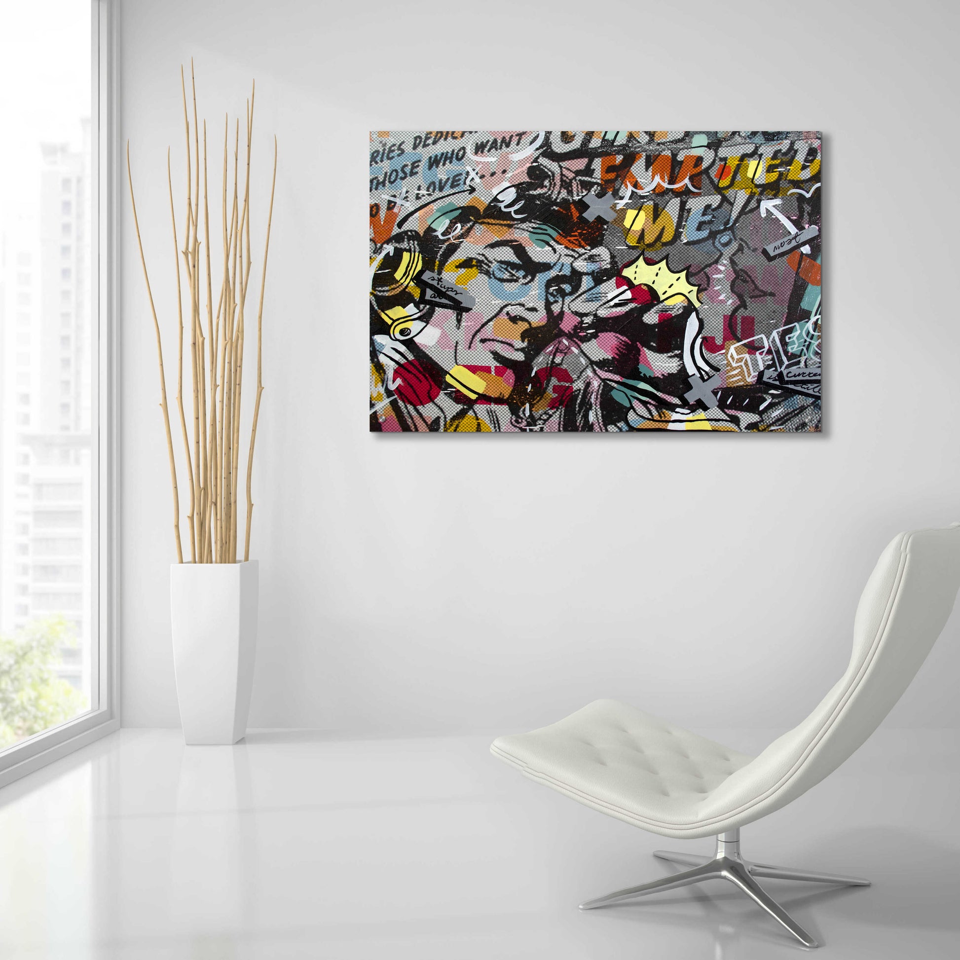 Epic Art 'Mimosas' by Dan Monteavaro, Acrylic Glass Wall Art,36x24