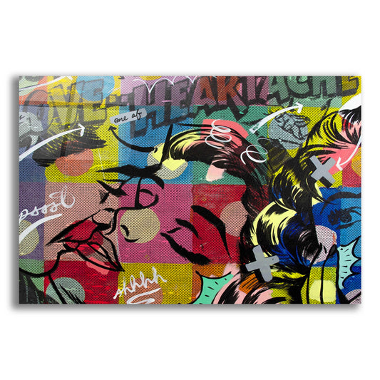 Epic Art 'Fearless Heartache' by Dan Monteavaro, Acrylic Glass Wall Art