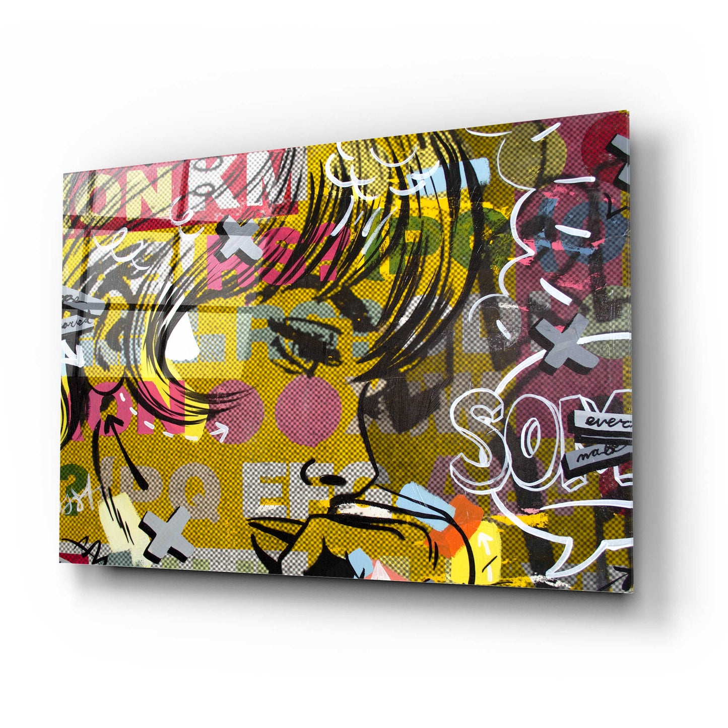 Epic Art 'Every Sometimes' by Dan Monteavaro, Acrylic Glass Wall Art,24x16