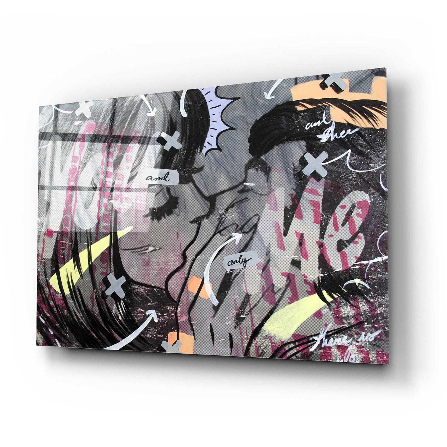 Epic Art 'And Only' by Dan Monteavaro, Acrylic Glass Wall Art,24x16