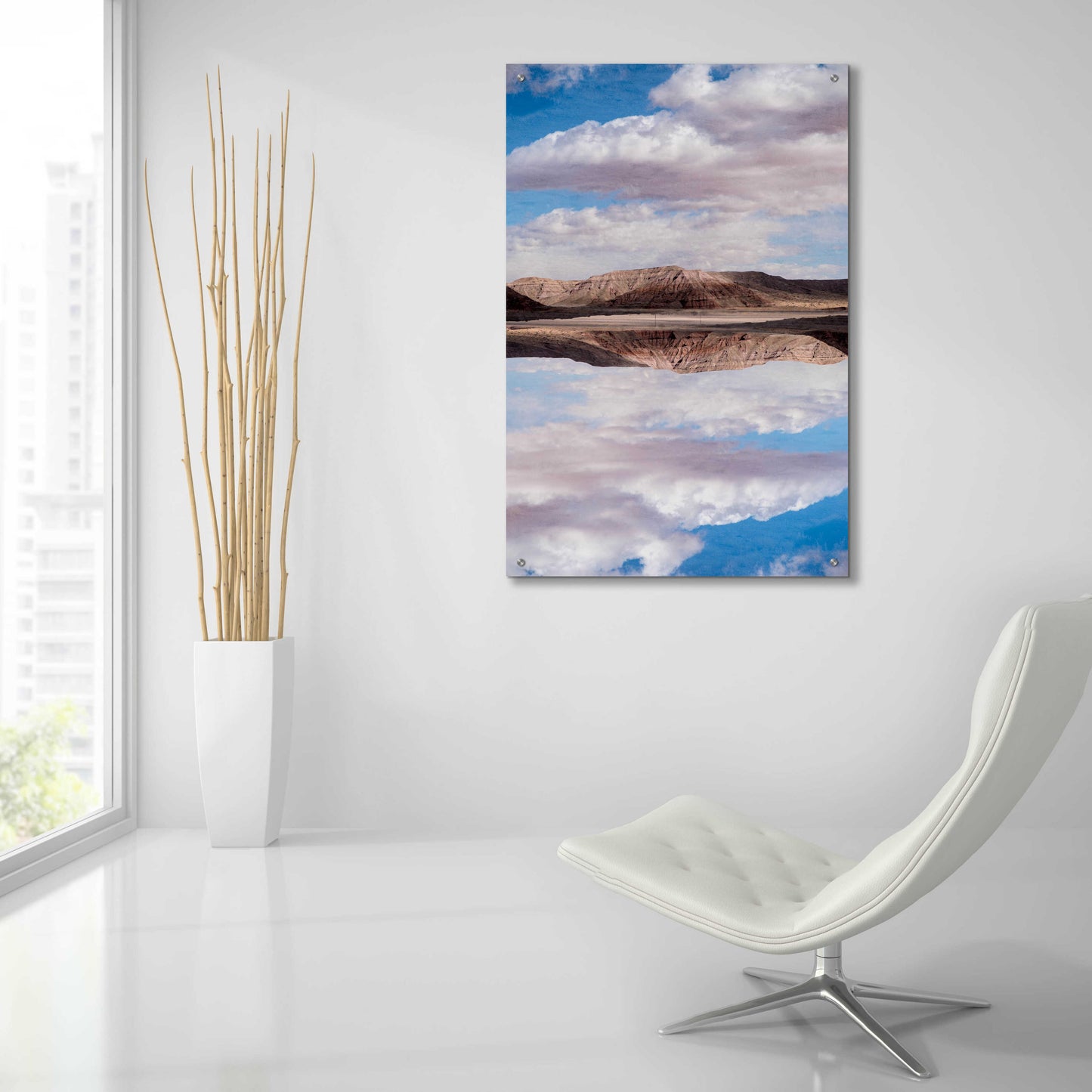 Epic Art ' Vermilion Cliffs VII' by Robin Vandenabeele, Acrylic Glass Wall Art,24x36