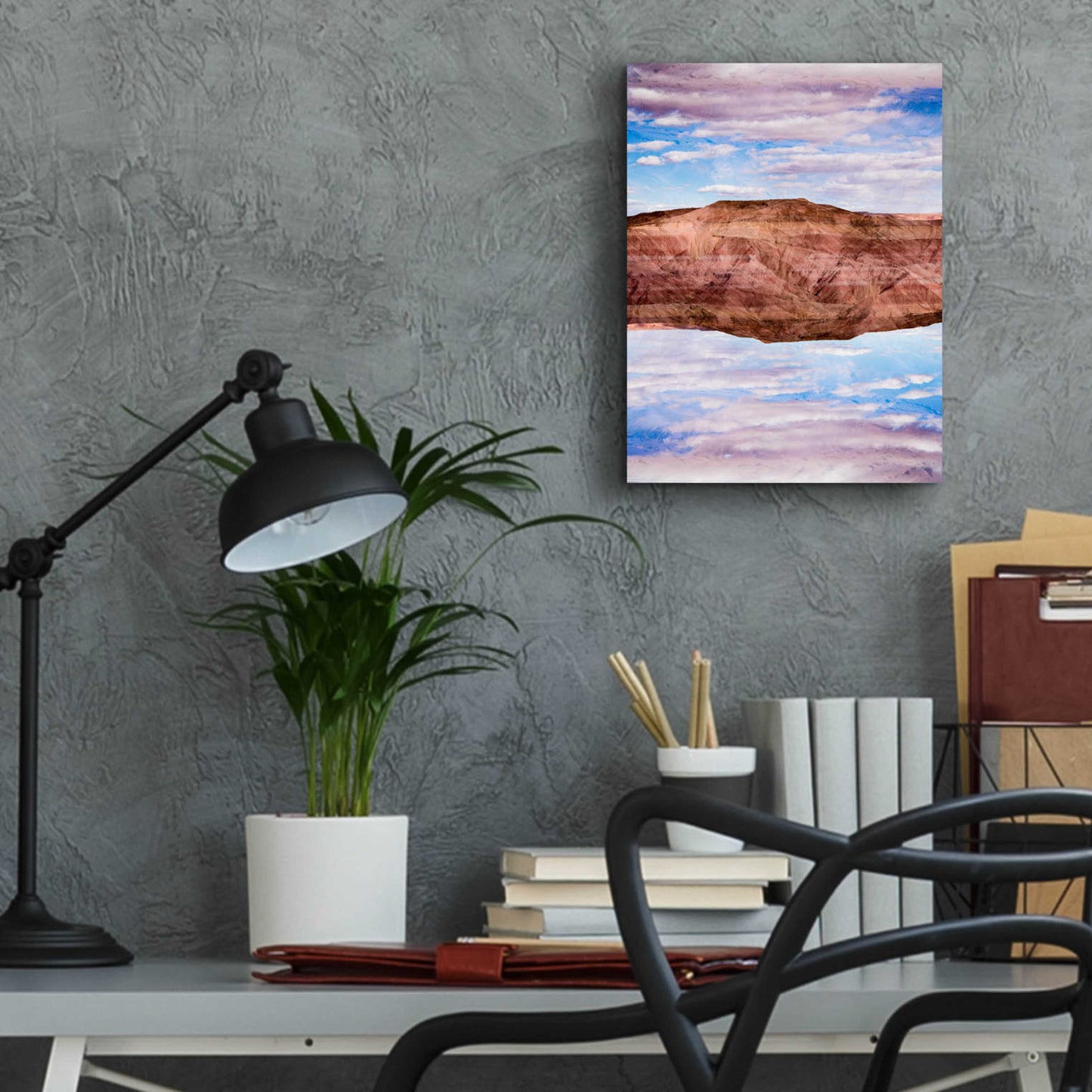 Epic Art ' Vermilion Cliffs VI' by Robin Vandenabeele, Acrylic Glass Wall Art,12x16