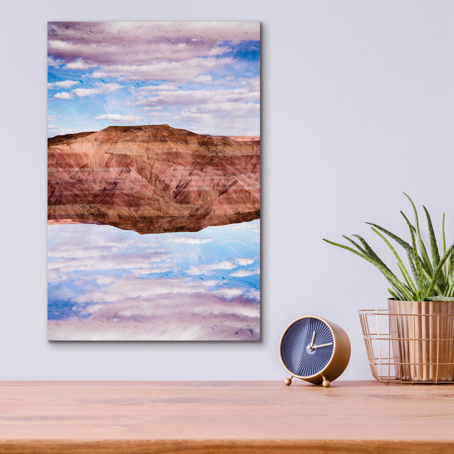 Epic Art ' Vermilion Cliffs VI' by Robin Vandenabeele, Acrylic Glass Wall Art,12x16