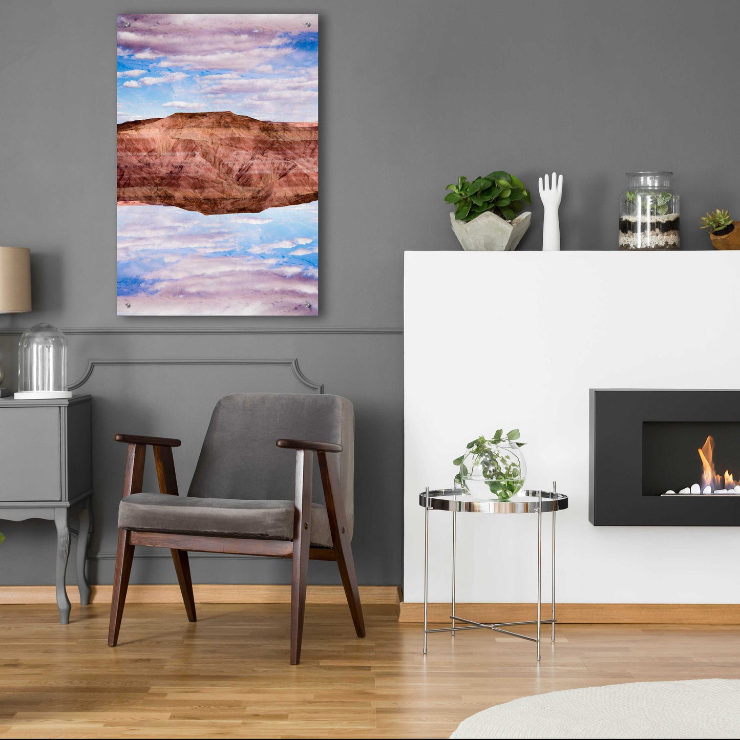 Epic Art ' Vermilion Cliffs VI' by Robin Vandenabeele, Acrylic Glass Wall Art,24x36