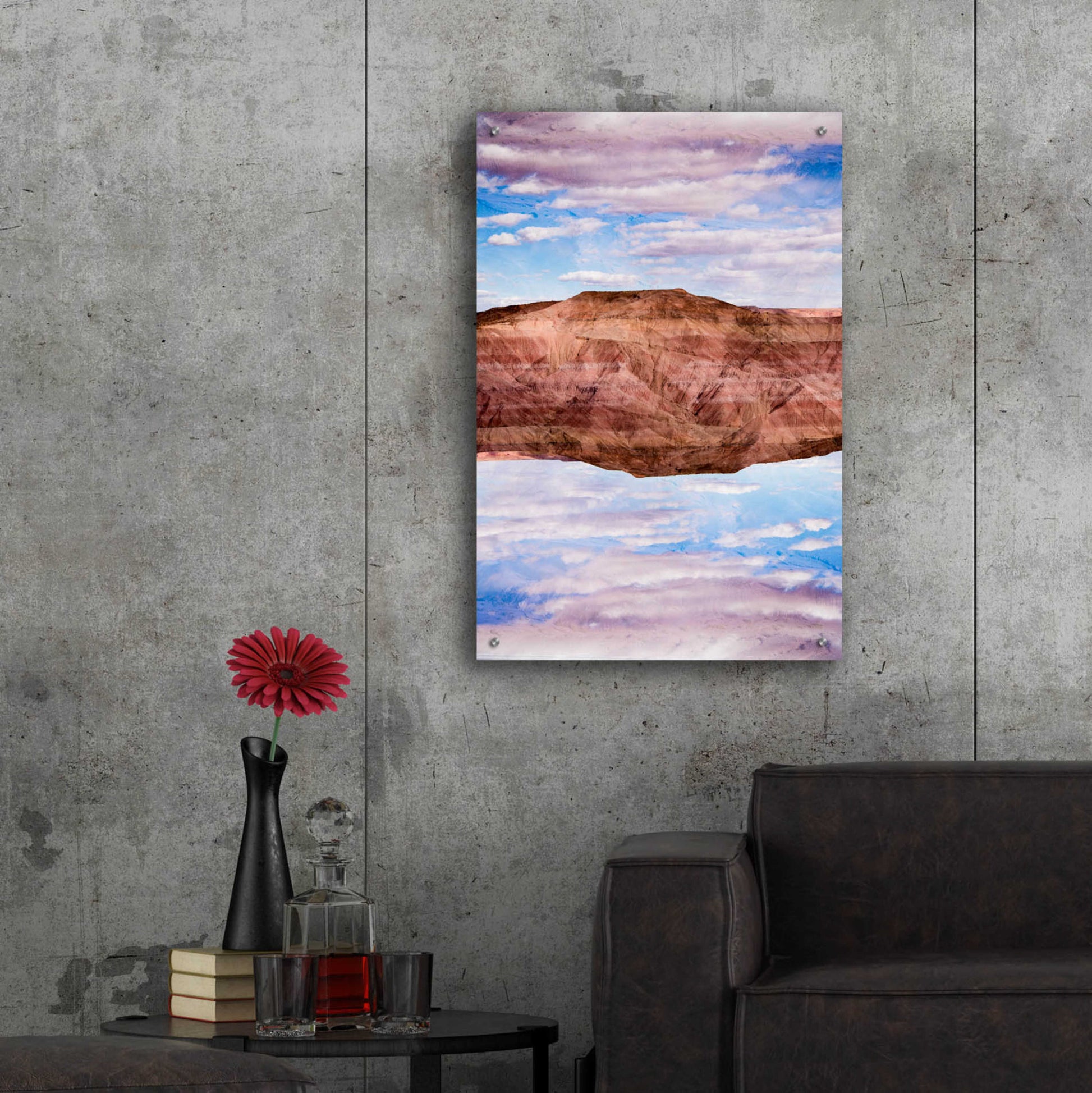 Epic Art ' Vermilion Cliffs VI' by Robin Vandenabeele, Acrylic Glass Wall Art,24x36