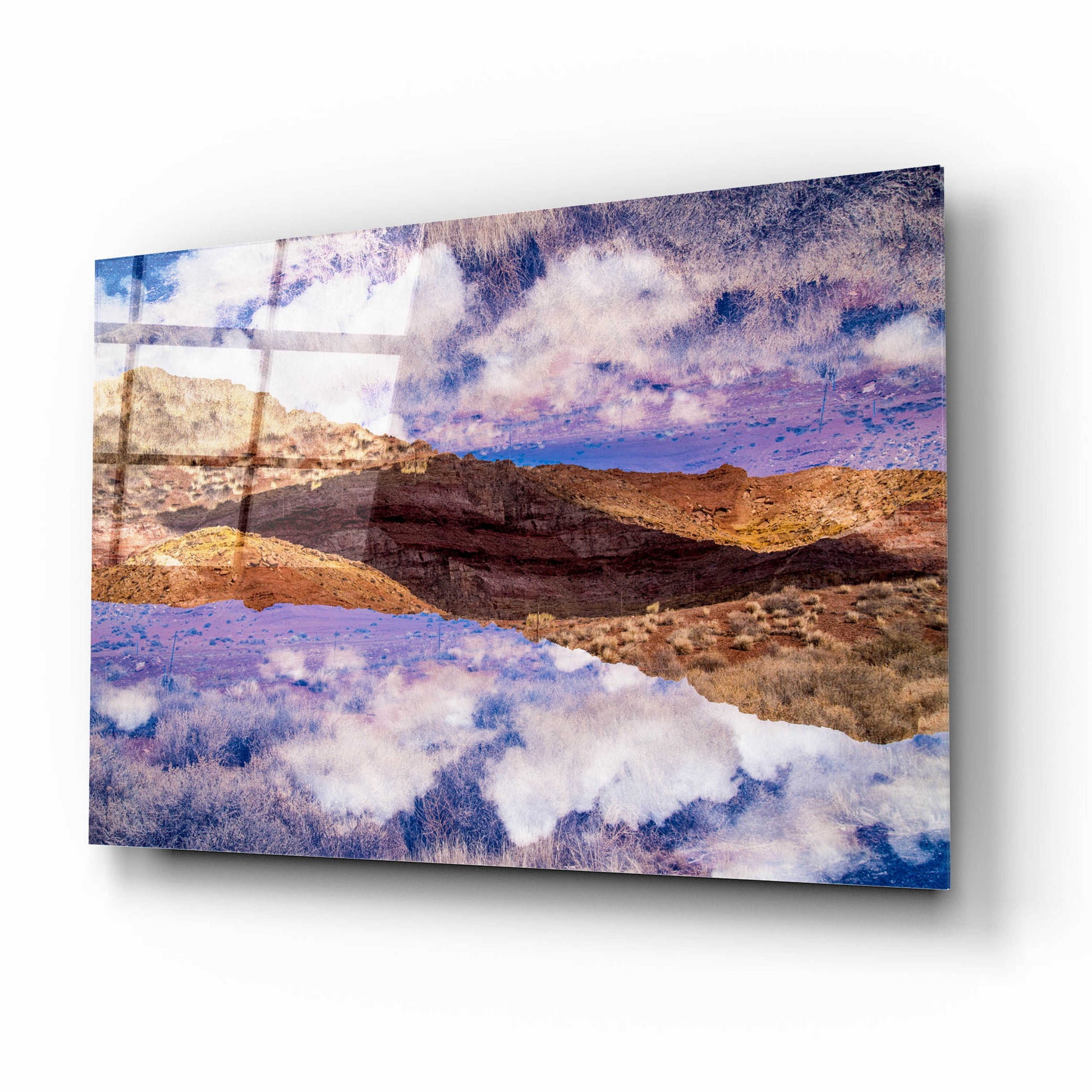 Epic Art ' Vermilion Cliffs V' by Robin Vandenabeele, Acrylic Glass Wall Art,16x12