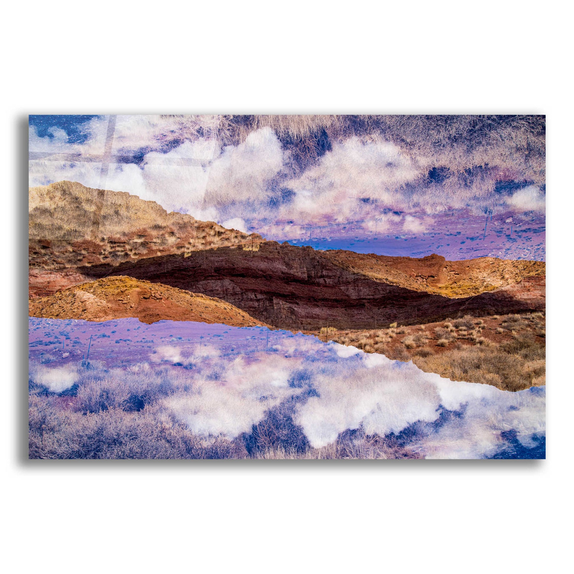 Epic Art ' Vermilion Cliffs V' by Robin Vandenabeele, Acrylic Glass Wall Art,16x12