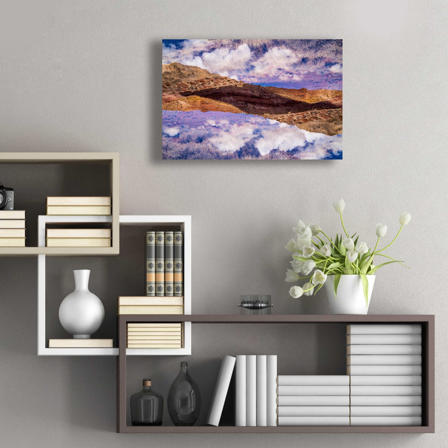 Epic Art ' Vermilion Cliffs V' by Robin Vandenabeele, Acrylic Glass Wall Art,24x16