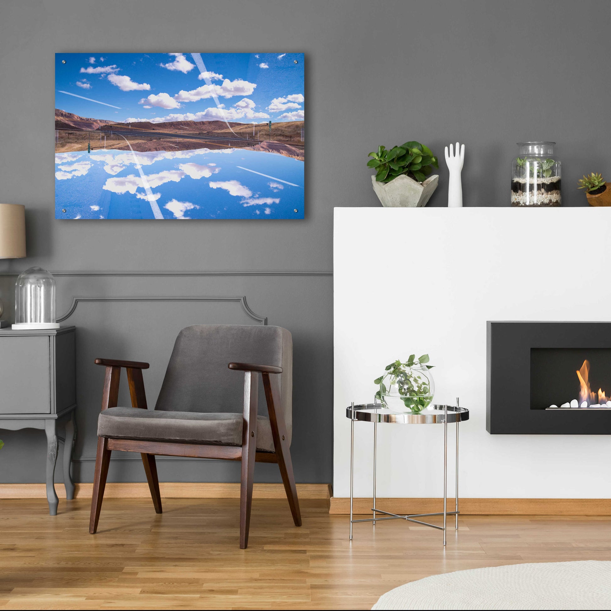 Epic Art ' Vermilion Cliffs IV' by Robin Vandenabeele, Acrylic Glass Wall Art,36x24