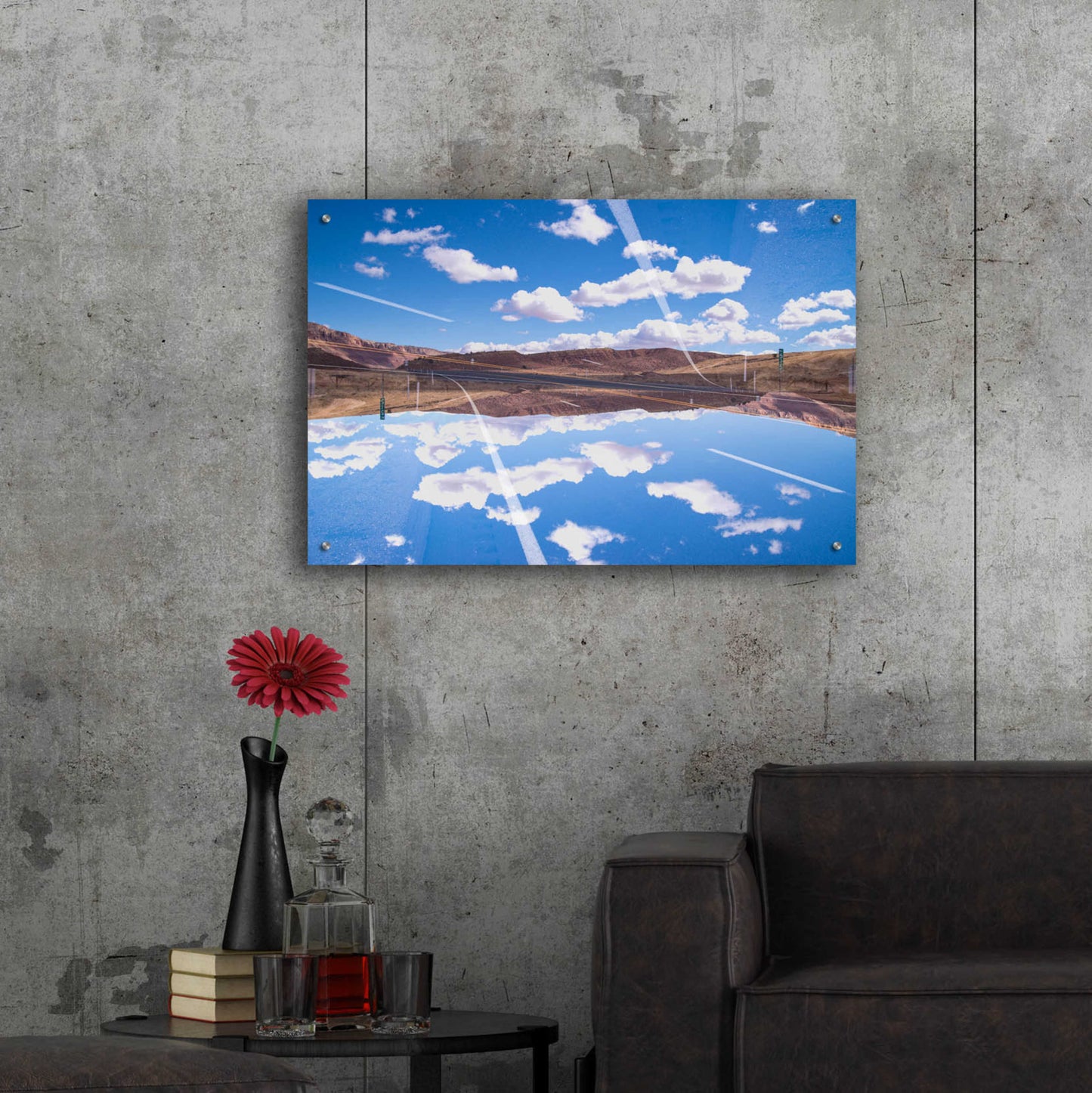 Epic Art ' Vermilion Cliffs IV' by Robin Vandenabeele, Acrylic Glass Wall Art,36x24