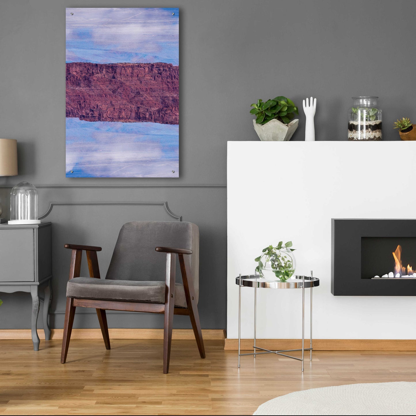 Epic Art ' Vermilion Cliffs II' by Robin Vandenabeele, Acrylic Glass Wall Art,24x36