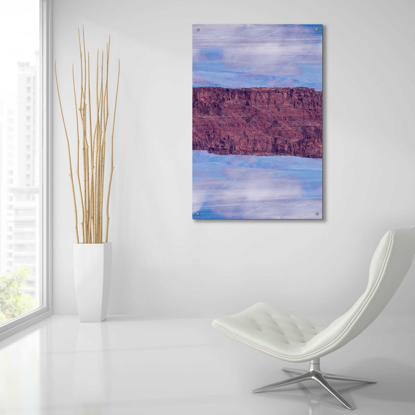 Epic Art ' Vermilion Cliffs II' by Robin Vandenabeele, Acrylic Glass Wall Art,24x36