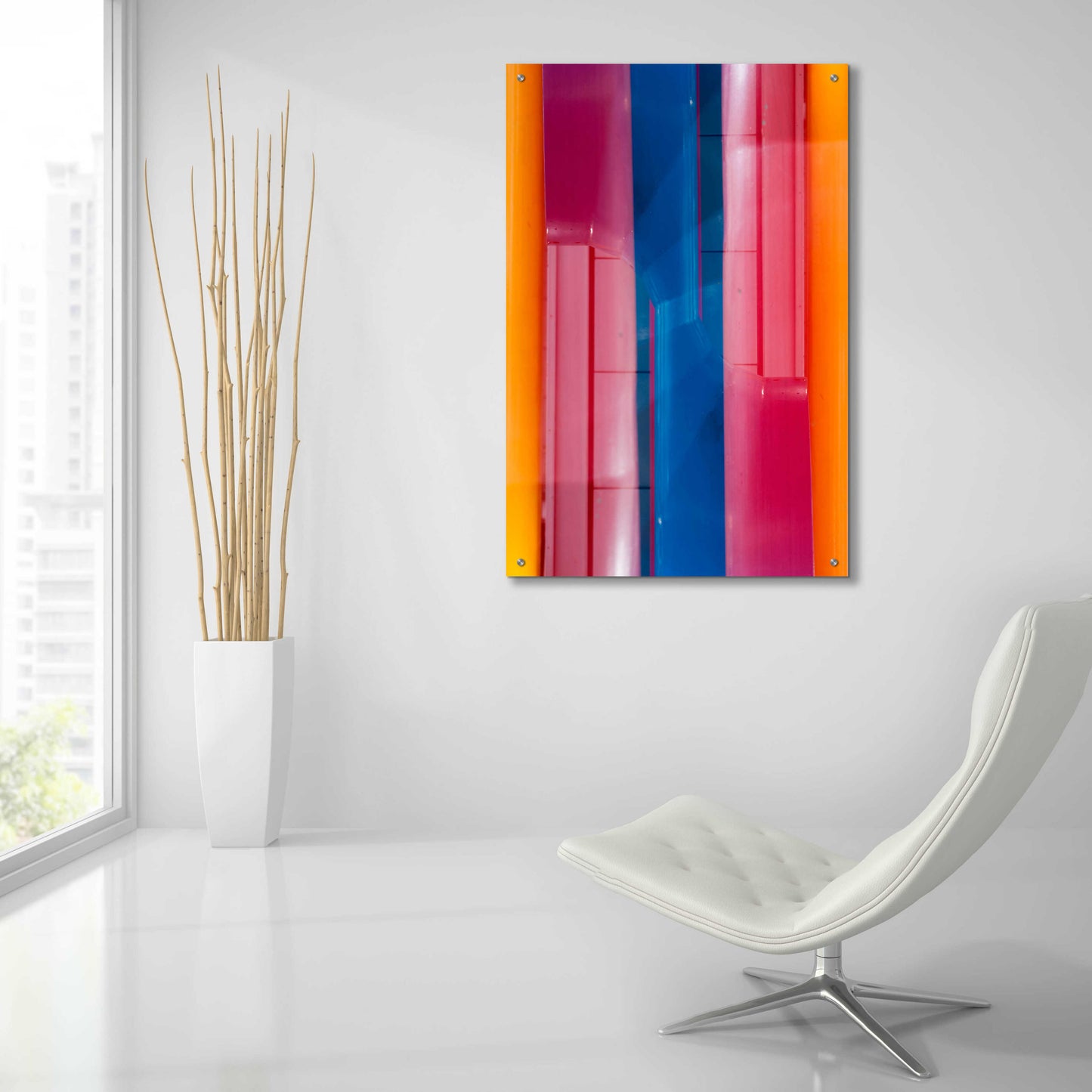 Epic Art ' Paris Pompidou' by Robin Vandenabeele, Acrylic Glass Wall Art,24x36