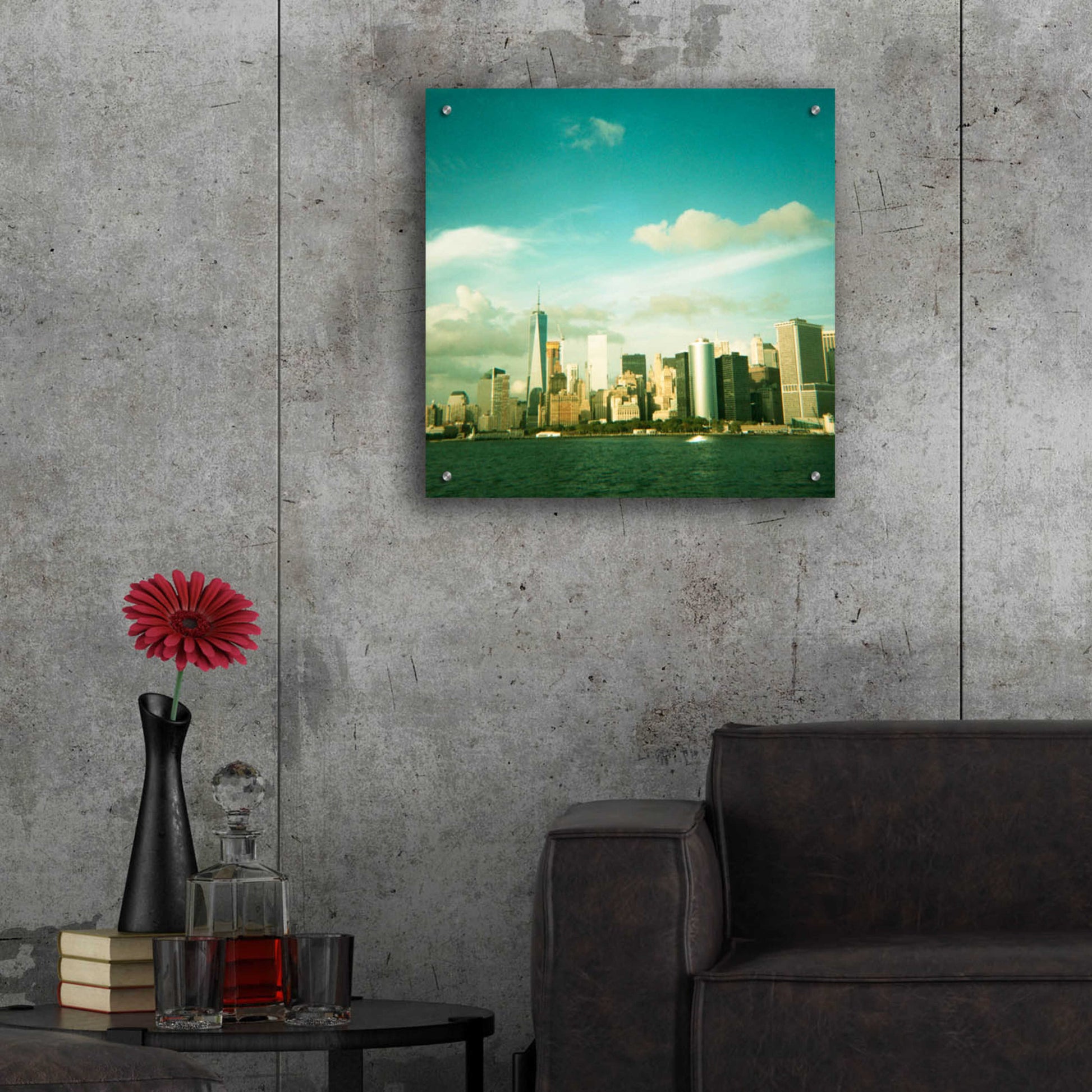 Epic Art ' New York 52' by Robin Vandenabeele, Acrylic Glass Wall Art,24x24