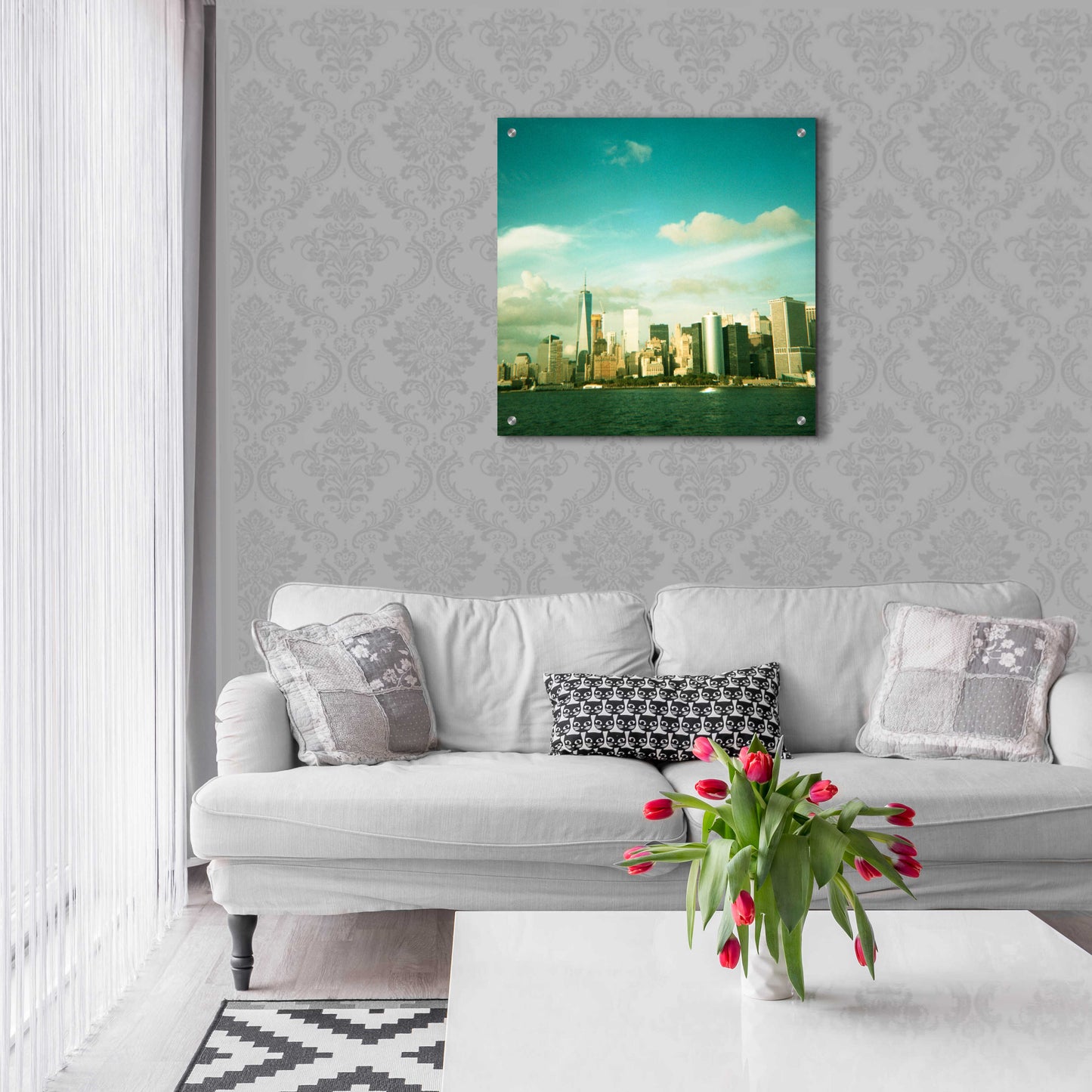 Epic Art ' New York 52' by Robin Vandenabeele, Acrylic Glass Wall Art,24x24