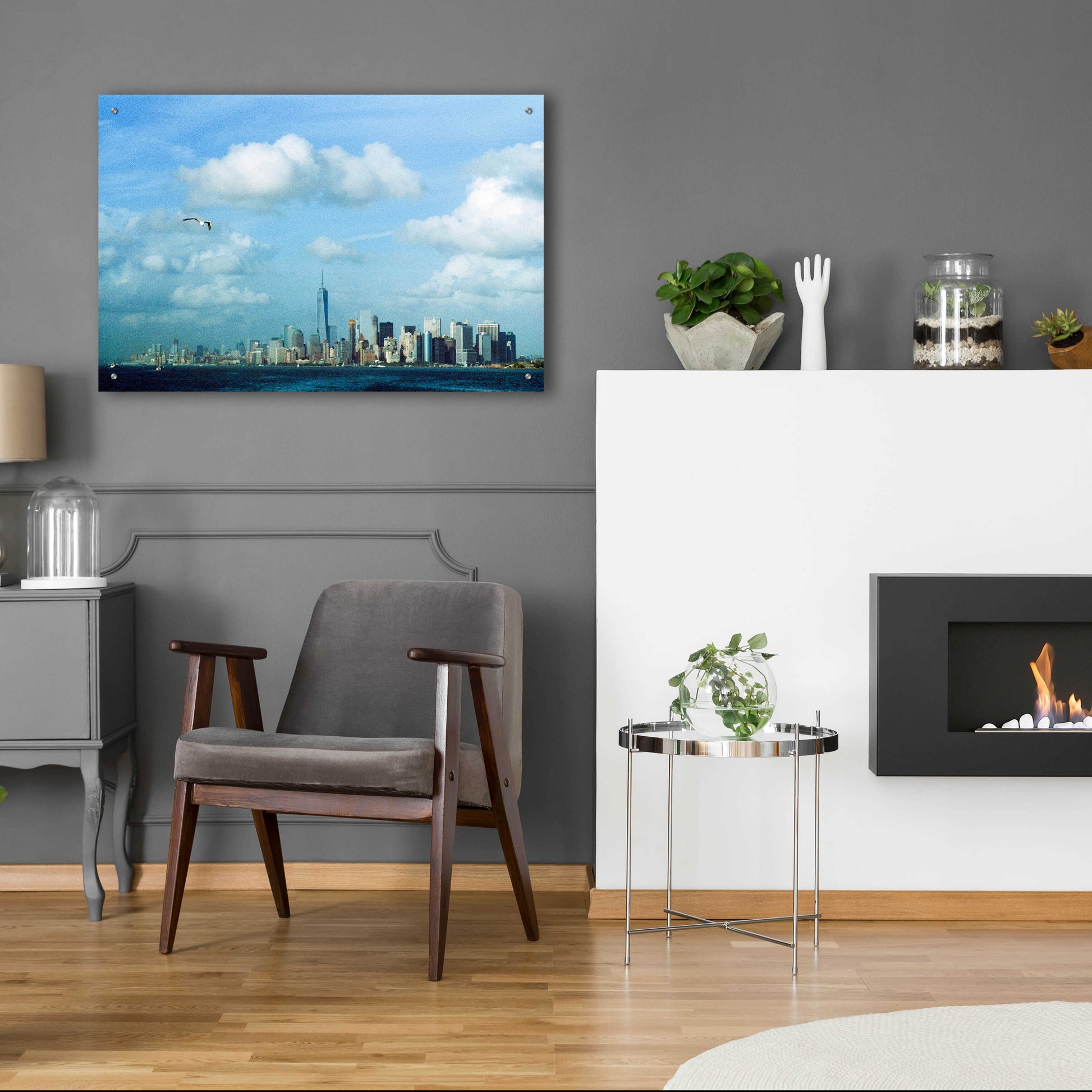 Epic Art ' New York 42' by Robin Vandenabeele, Acrylic Glass Wall Art,36x24