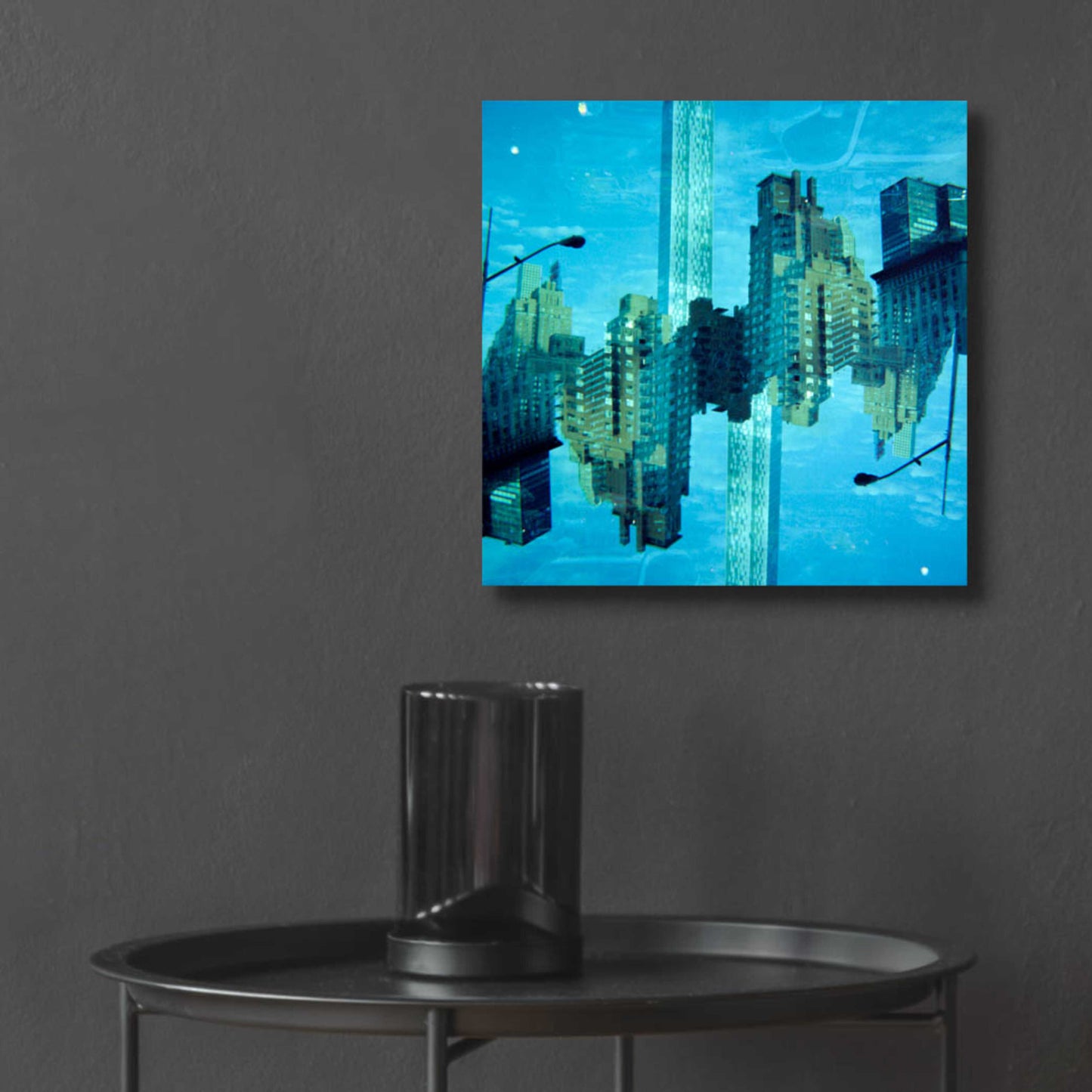 Epic Art ' New York Squared 15' by Robin Vandenabeele, Acrylic Glass Wall Art,12x12