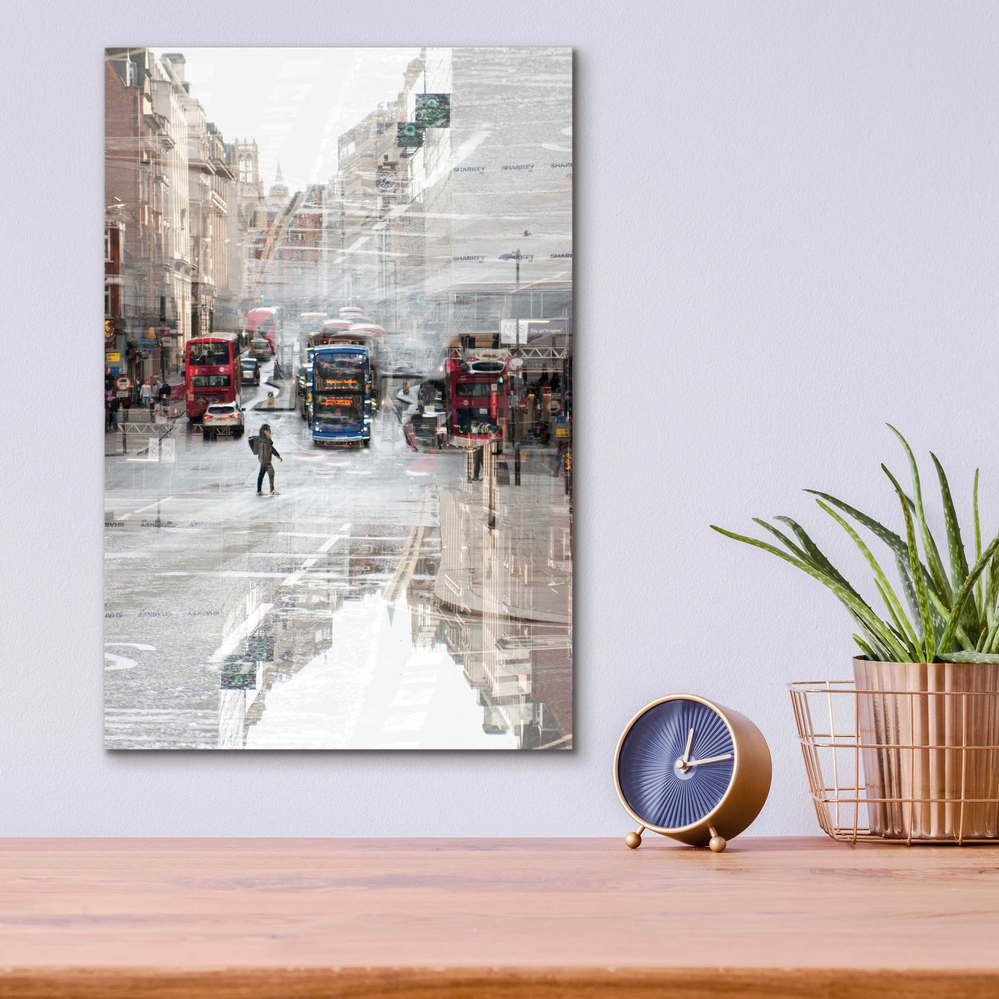 Epic Art ' London 54' by Robin Vandenabeele, Acrylic Glass Wall Art,12x16