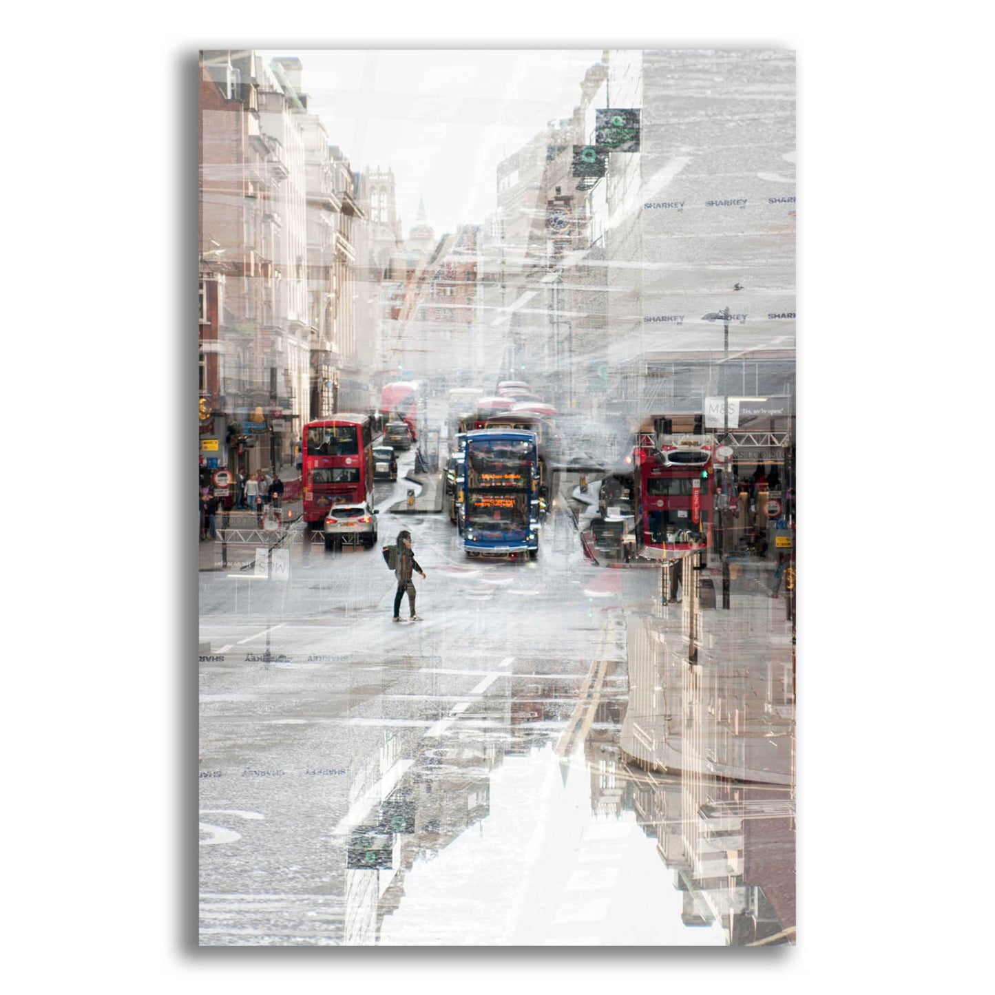 Epic Art ' London 54' by Robin Vandenabeele, Acrylic Glass Wall Art,12x16