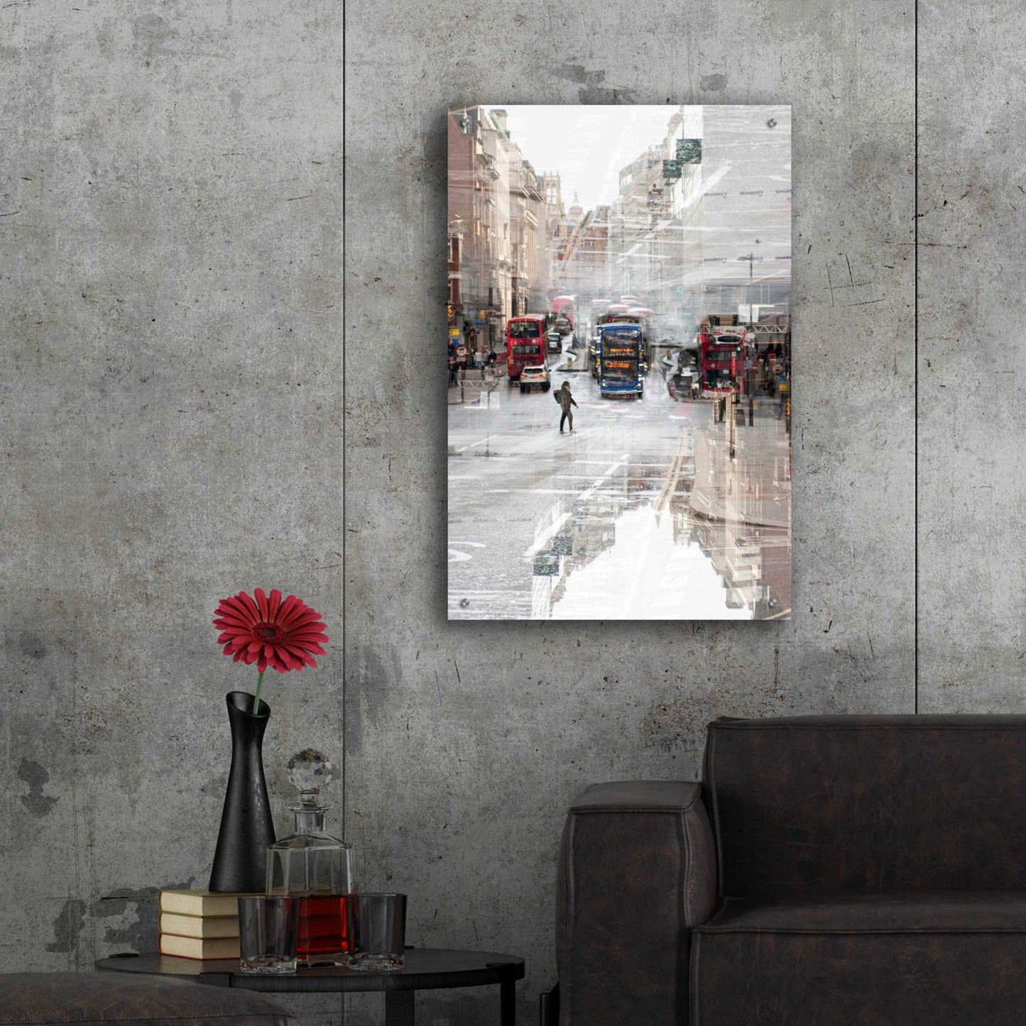 Epic Art ' London 54' by Robin Vandenabeele, Acrylic Glass Wall Art,24x36