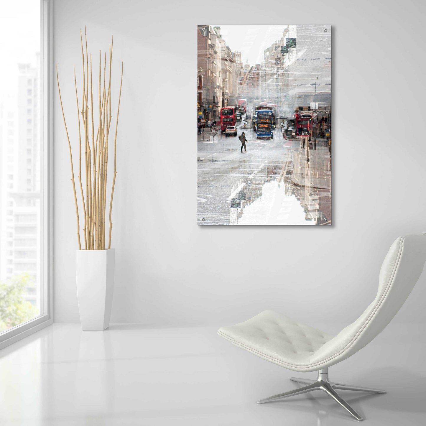 Epic Art ' London 54' by Robin Vandenabeele, Acrylic Glass Wall Art,24x36