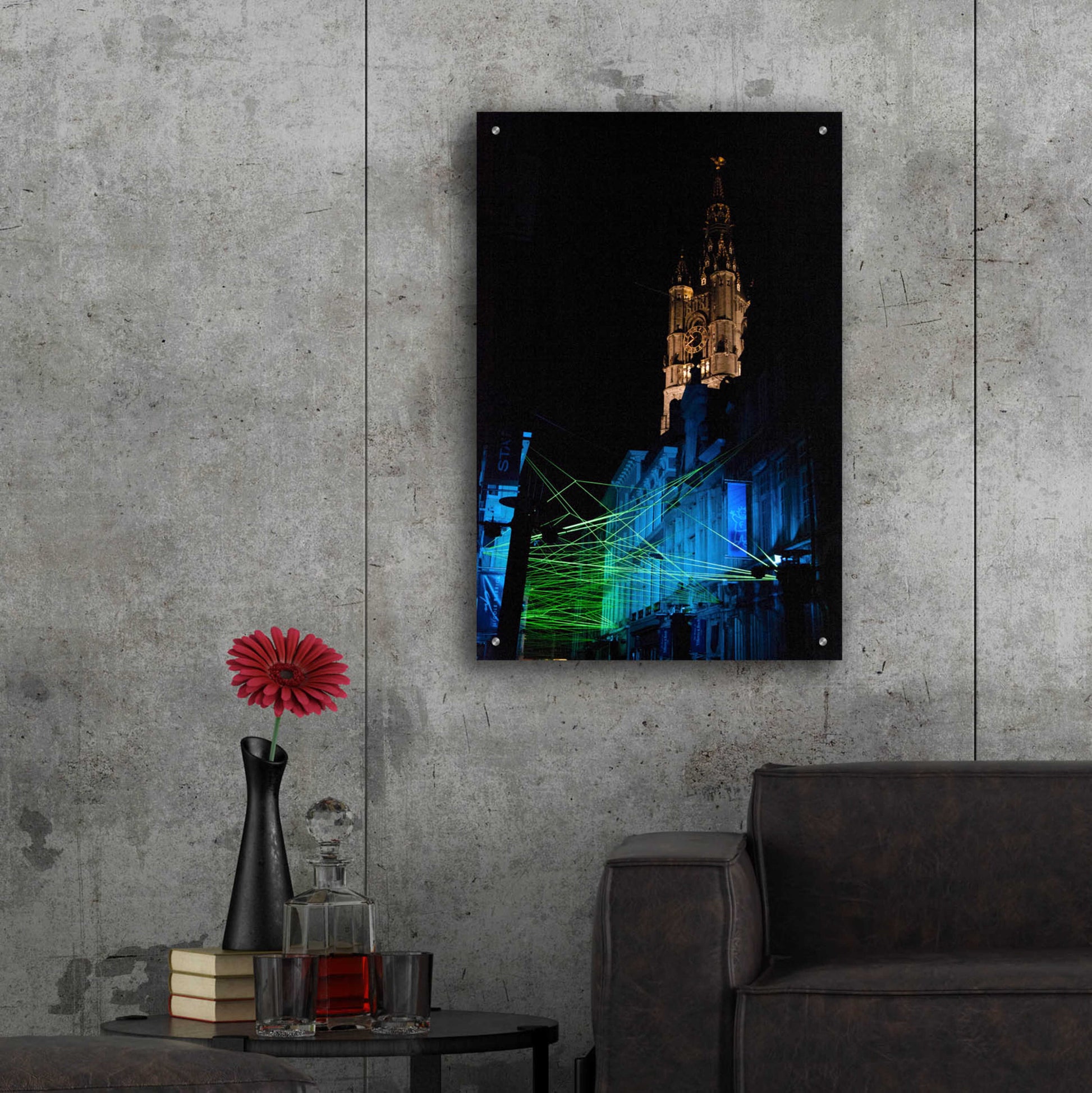 Epic Art ' Lightfestival 5' by Robin Vandenabeele, Acrylic Glass Wall Art,24x36