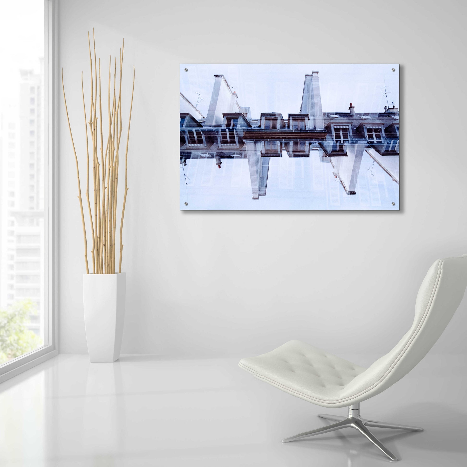 Epic Art ' Les Toits De Paris' by Robin Vandenabeele, Acrylic Glass Wall Art,36x24