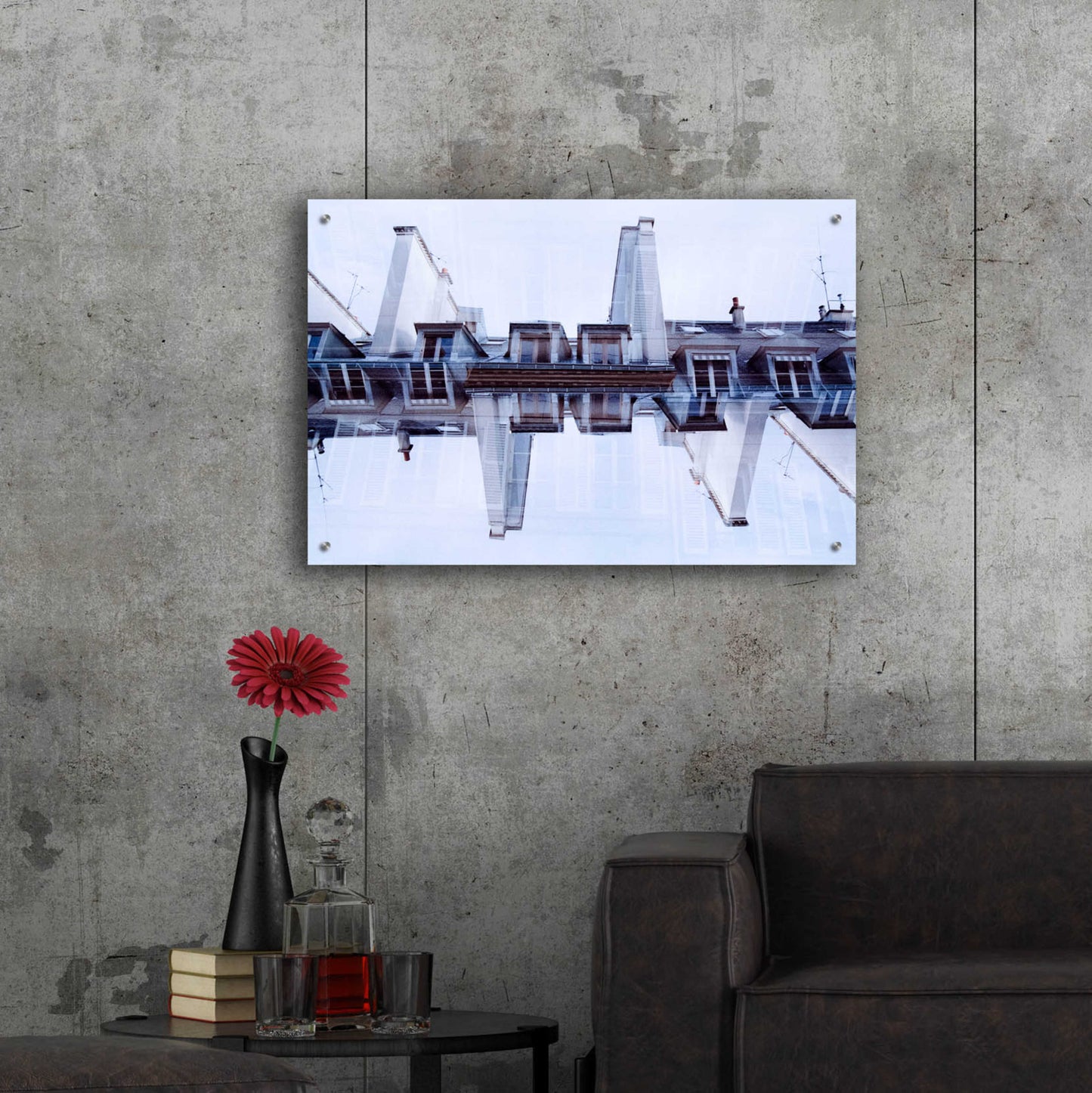 Epic Art ' Les Toits De Paris' by Robin Vandenabeele, Acrylic Glass Wall Art,36x24