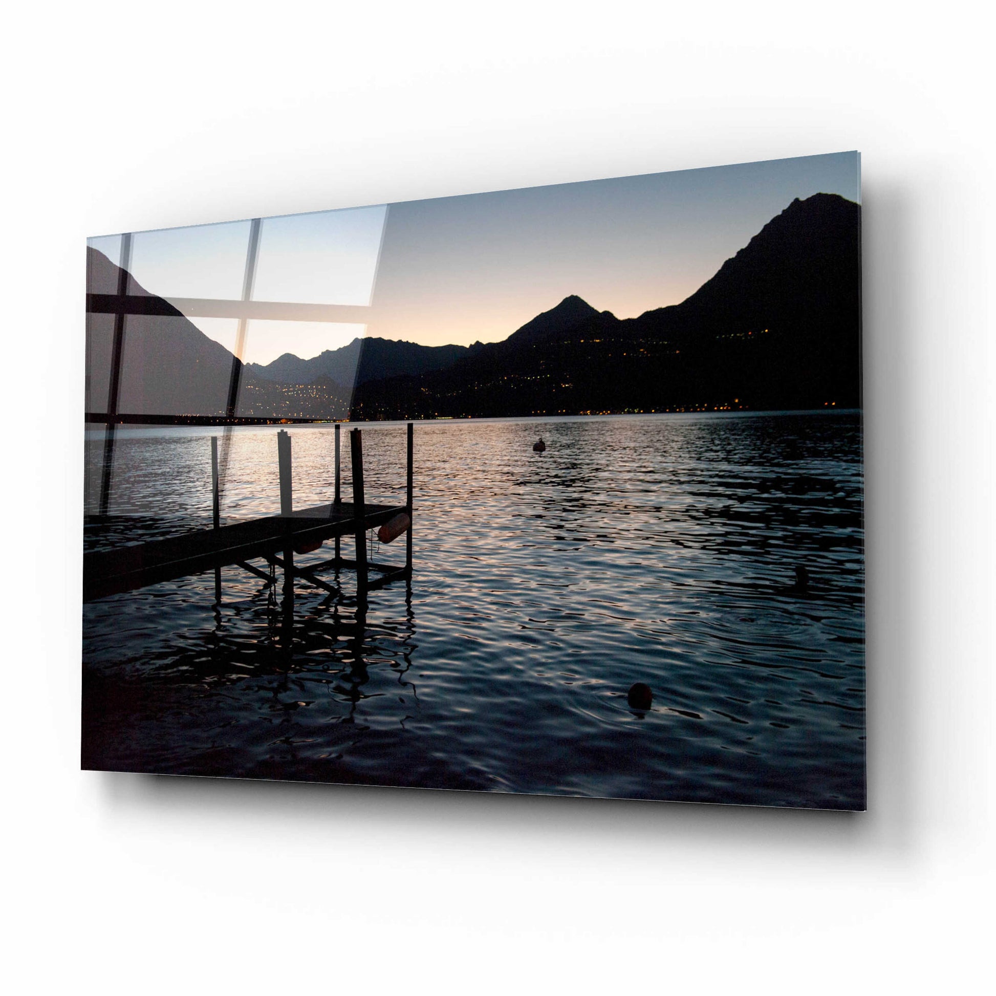 Epic Art ' Lago Di Como 24' by Robin Vandenabeele, Acrylic Glass Wall Art,16x12