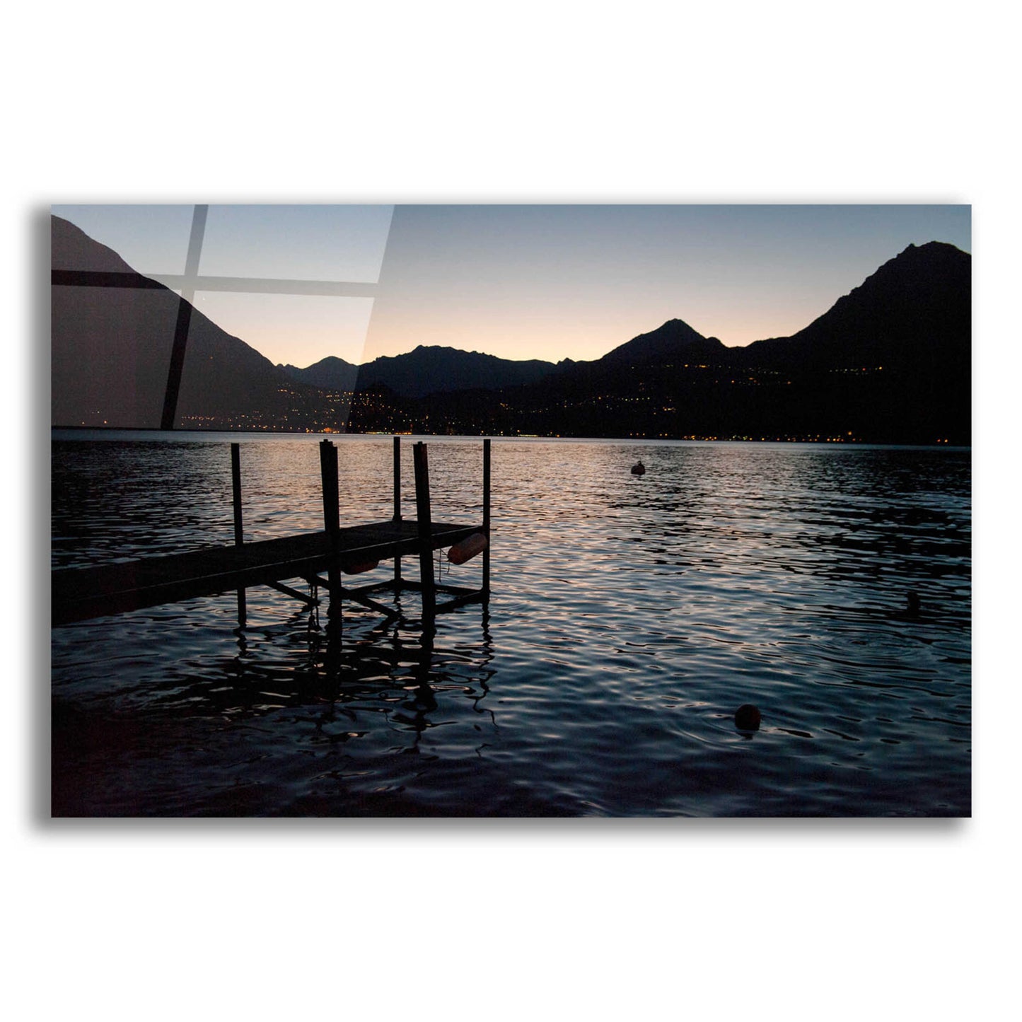 Epic Art ' Lago Di Como 24' by Robin Vandenabeele, Acrylic Glass Wall Art,16x12