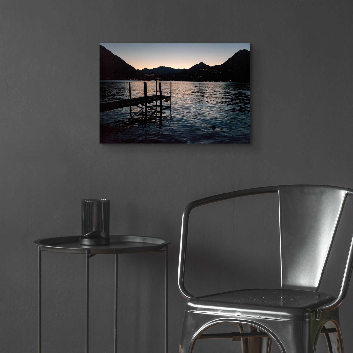 Epic Art ' Lago Di Como 24' by Robin Vandenabeele, Acrylic Glass Wall Art,24x16