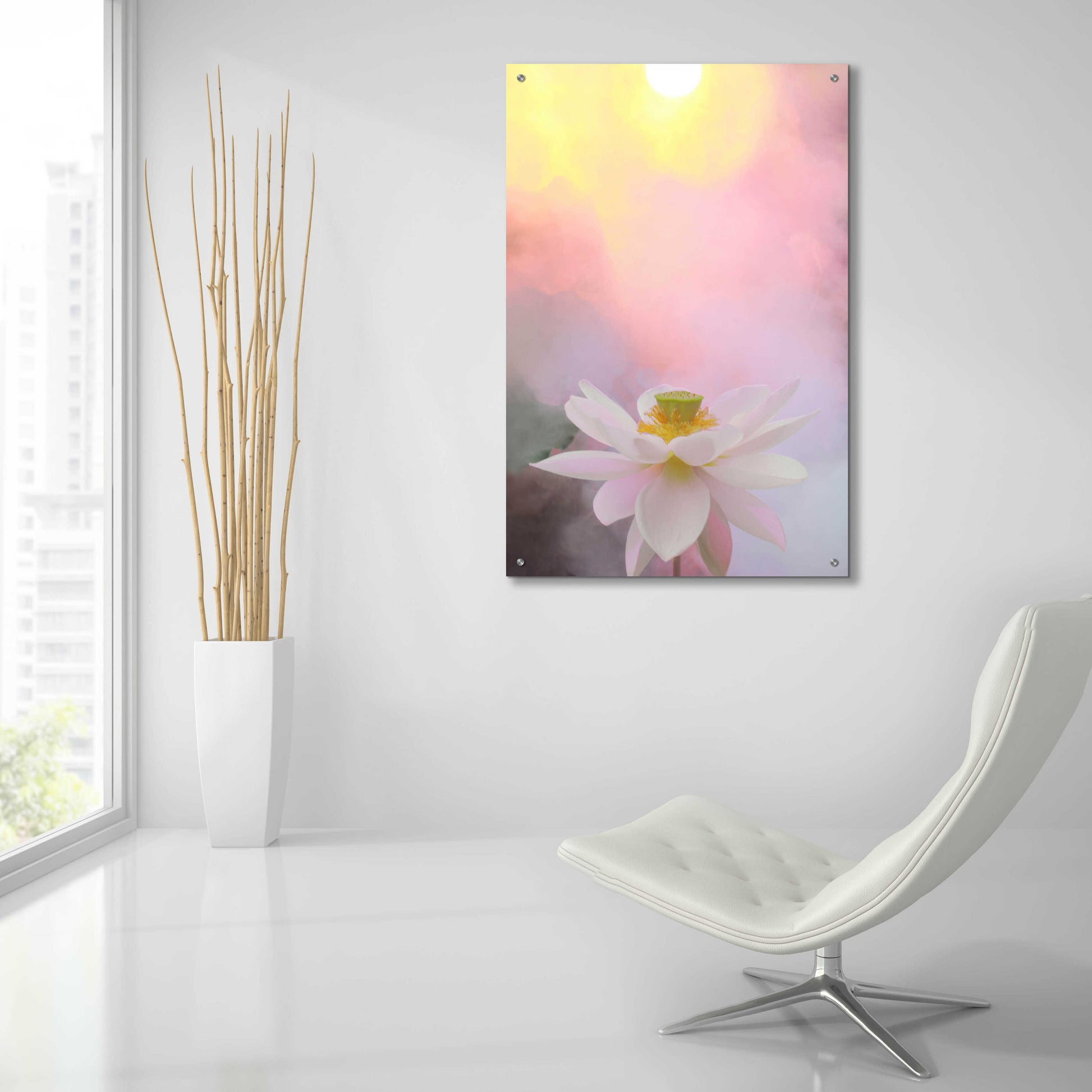 Epic Art 'Beauty at Dawn' by Bahman Farzad, Acrylic Glass Wall Art,24x36