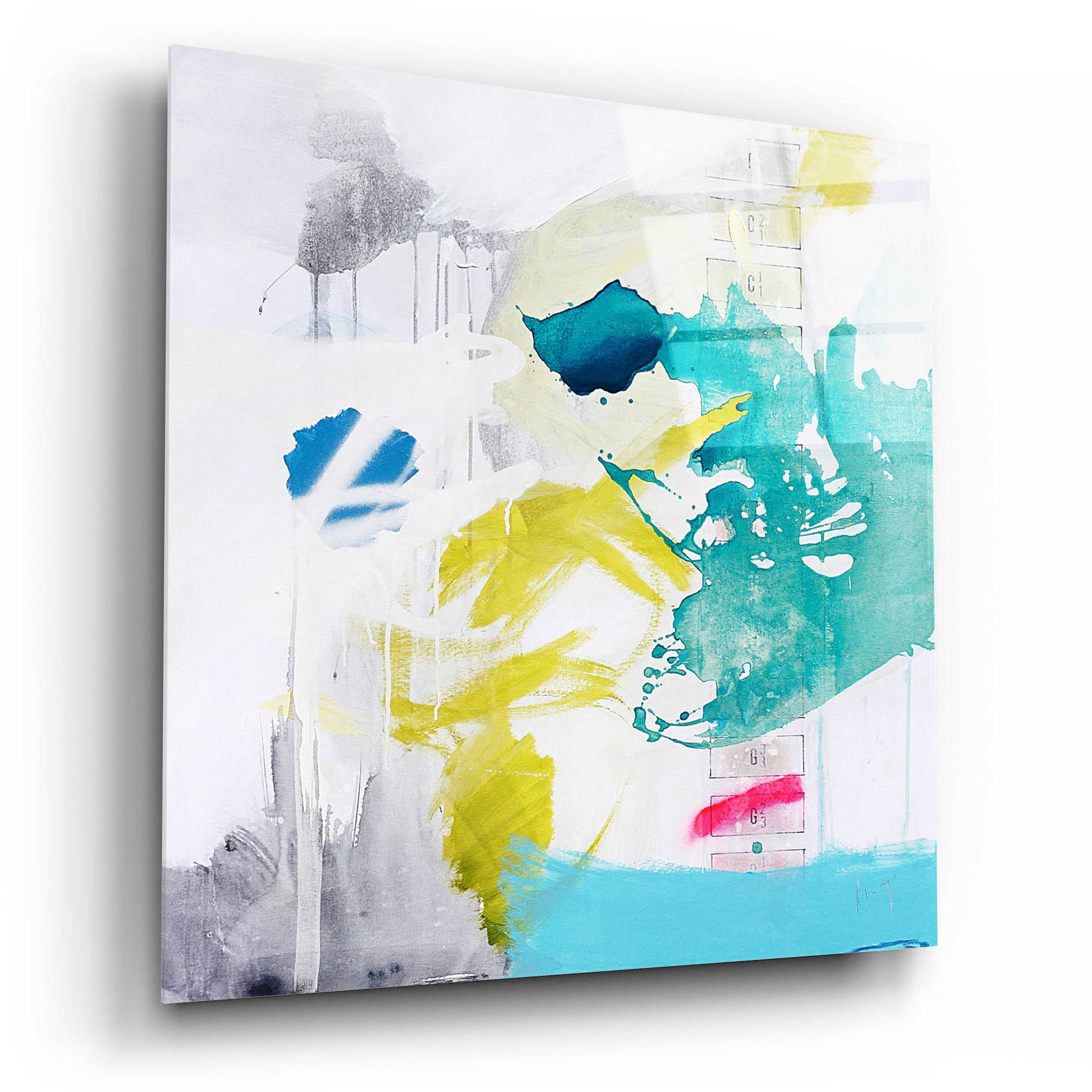 Epic Art 'Geologias' by Alba Escayo, Acrylic Glass Wall Art,12x12