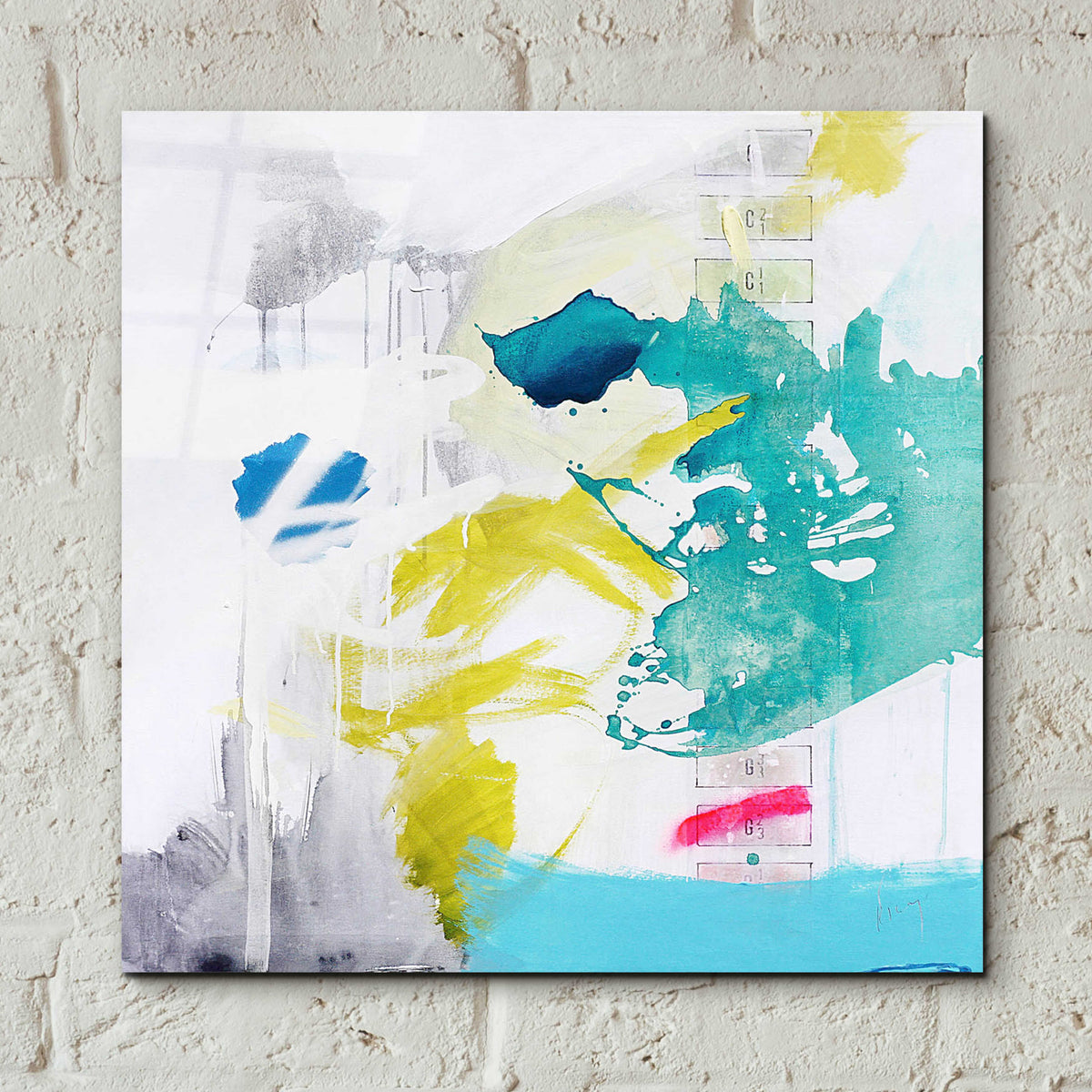 Epic Art 'Geologias' by Alba Escayo, Acrylic Glass Wall Art,12x12