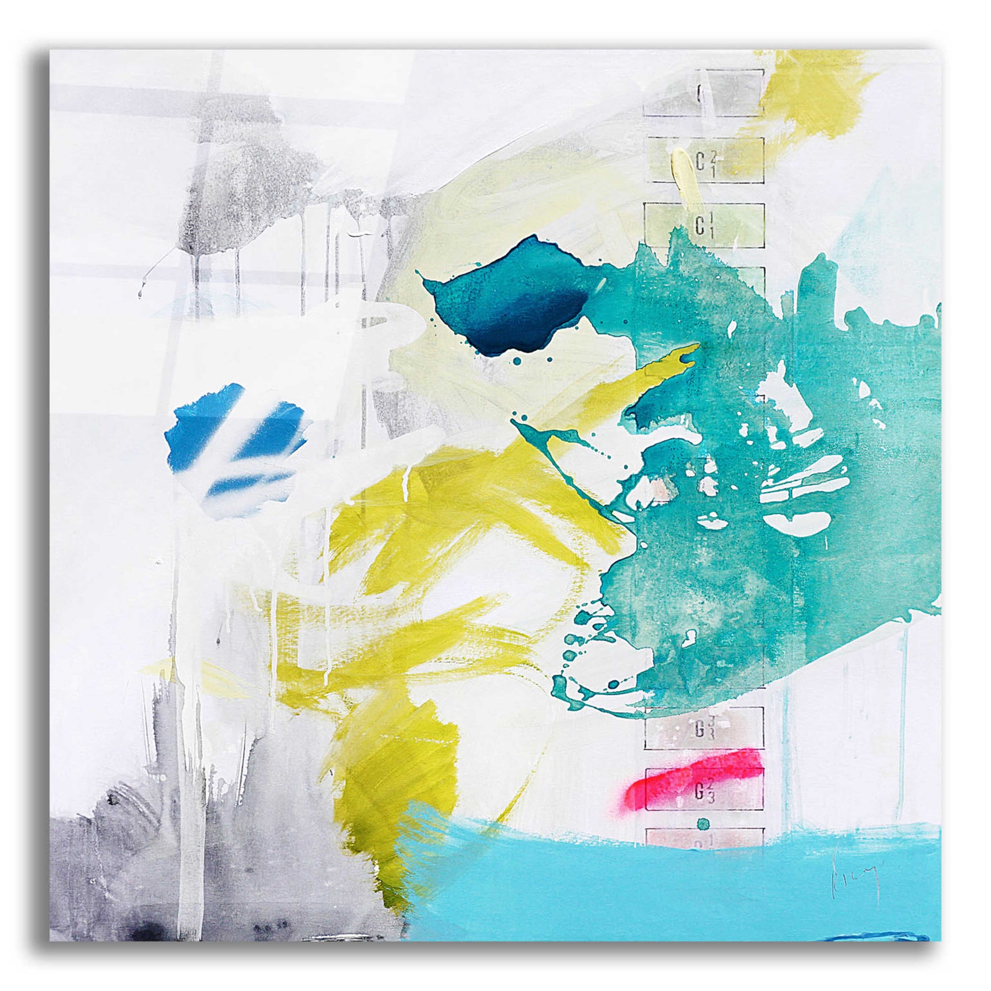 Epic Art 'Geologias' by Alba Escayo, Acrylic Glass Wall Art,12x12