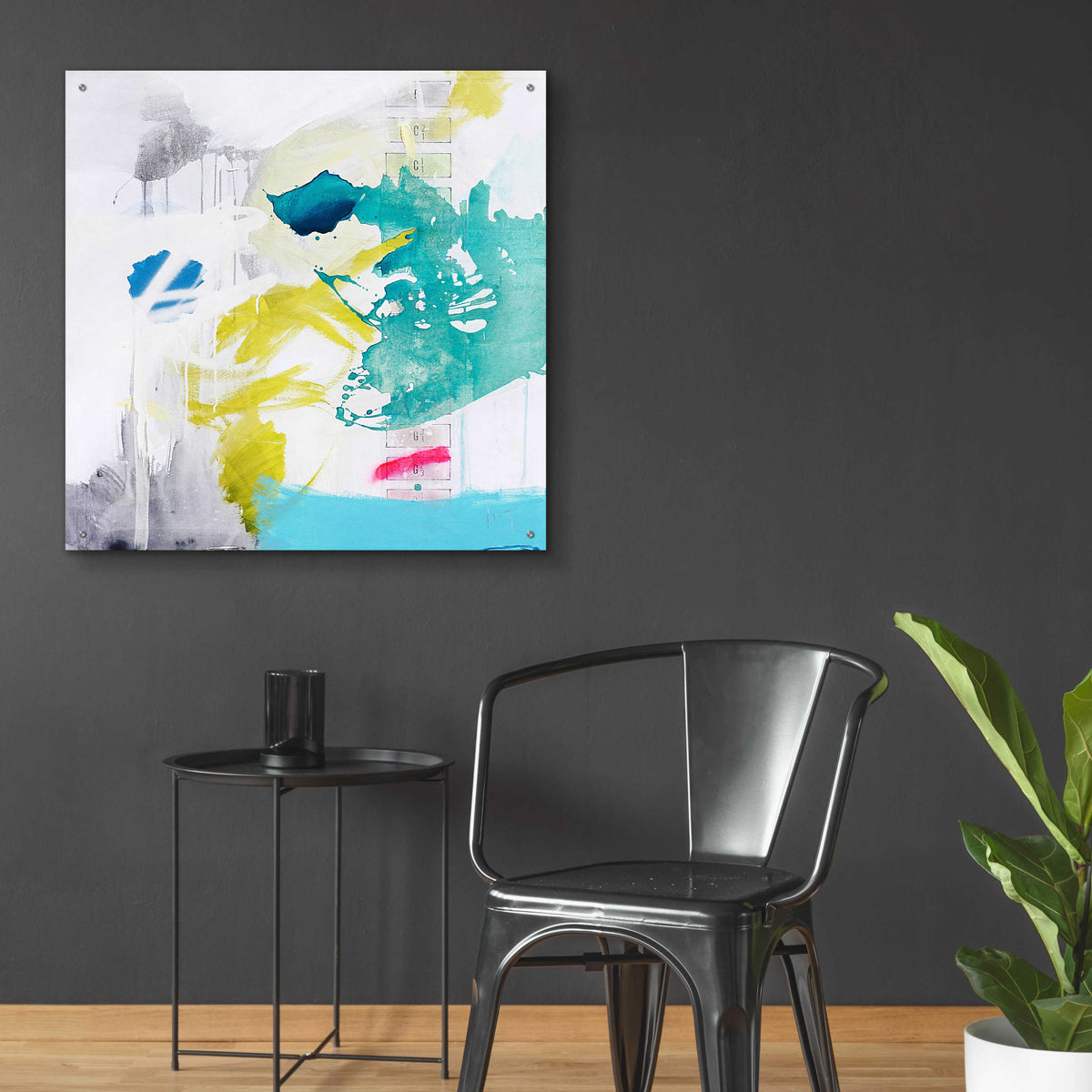 Epic Art 'Geologias' by Alba Escayo, Acrylic Glass Wall Art,36x36
