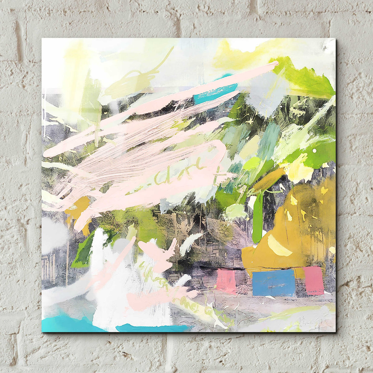 Epic Art 'Rainforest' by Alba Escayo, Acrylic Glass Wall Art,12x12