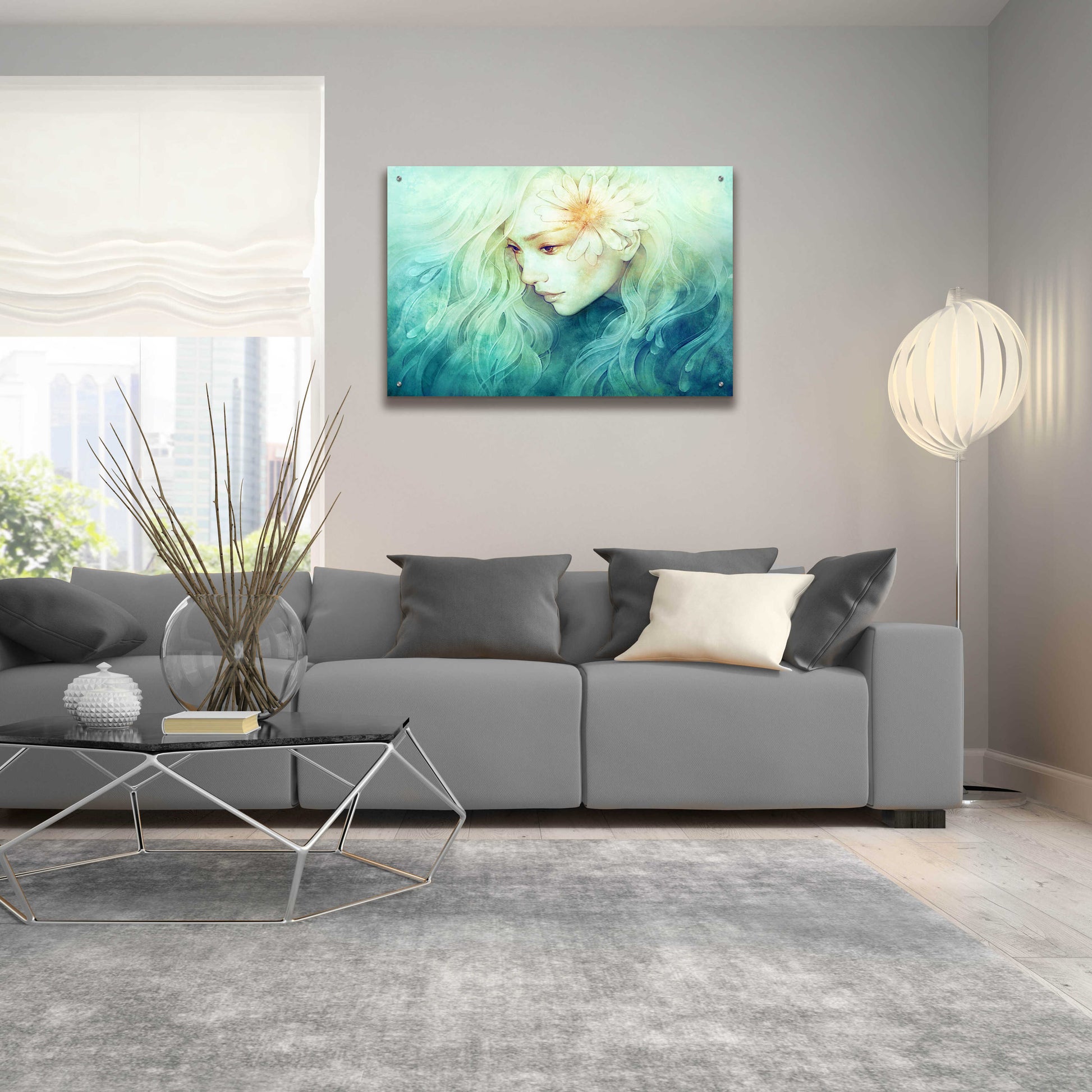 Epic Art 'April' by Anna Ditman, Acrylic Glass Wall Art,36x24