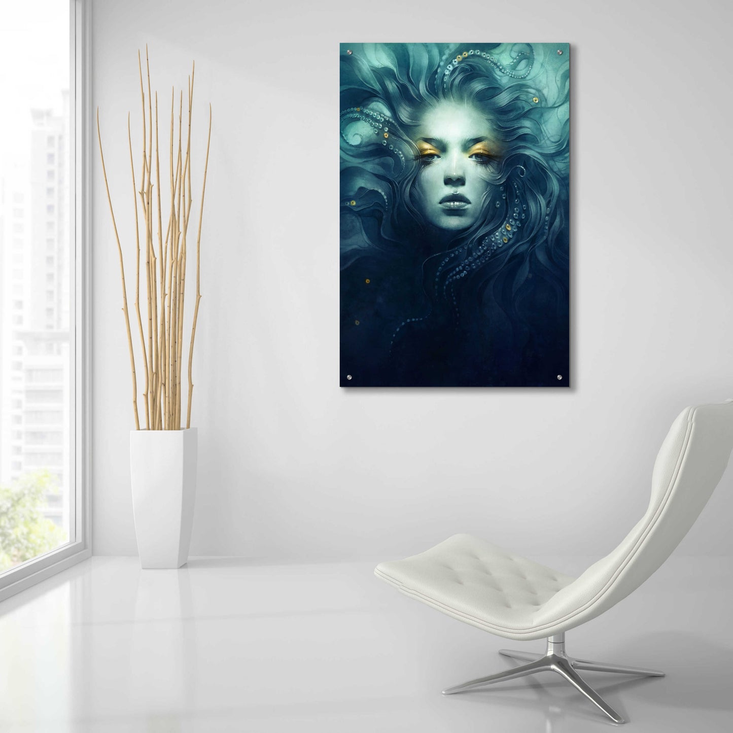 Epic Art 'Ink' by Anna Ditman, Acrylic Glass Wall Art,24x36