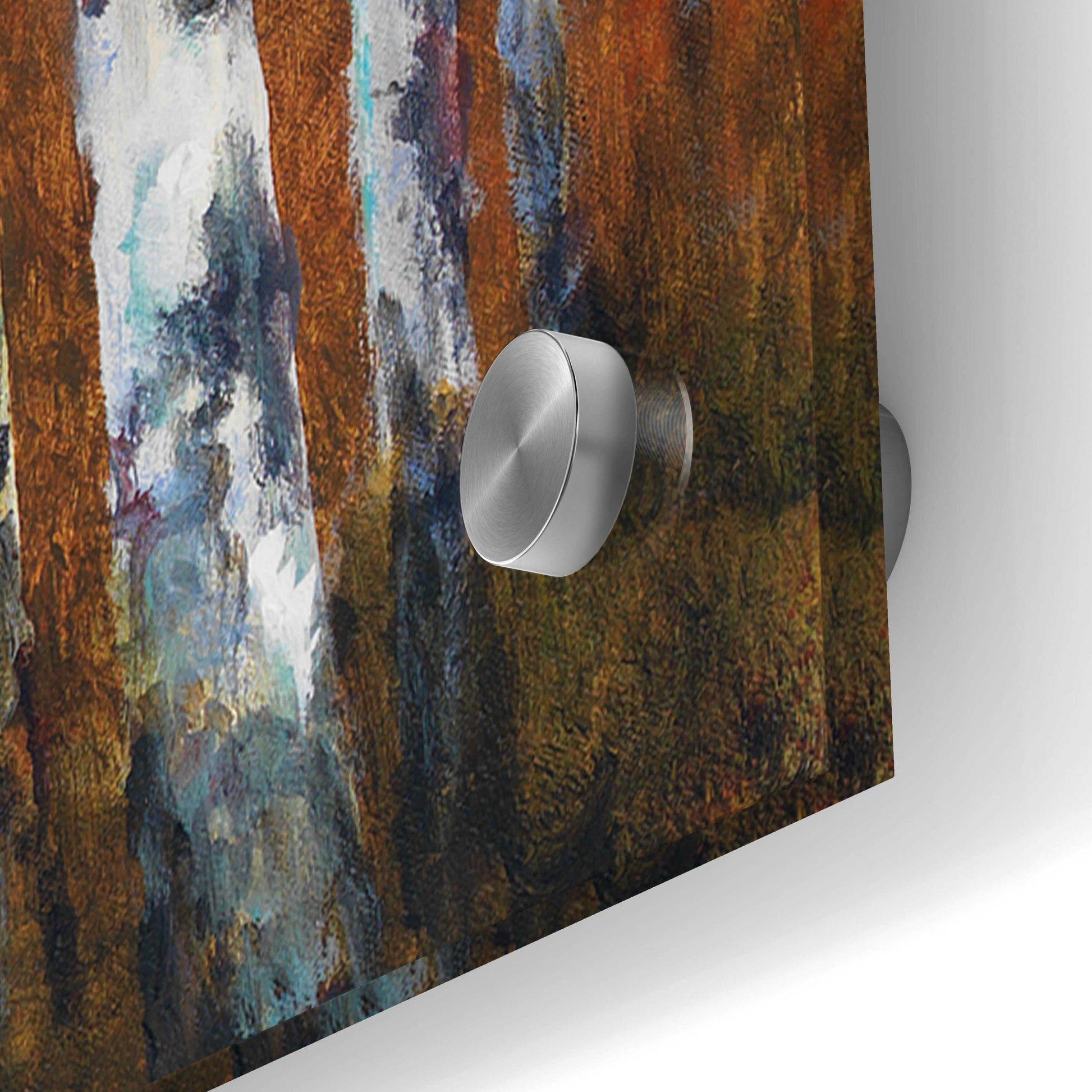 Epic Art 'Autumn Birch II' by Art Fronckowiak, Acrylic Glass Wall Art,48x16